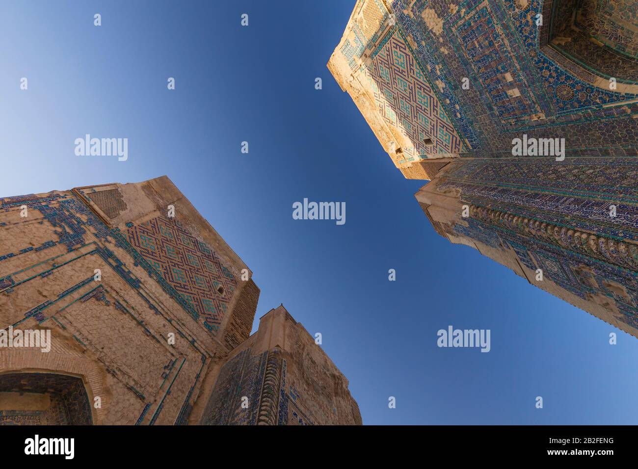 Palais AK Saray, le matin, Shahrisabz, ou Shakhrisabz, région de Qashqadaryo, Ouzbékistan, Asie centrale, Asie Banque D'Images