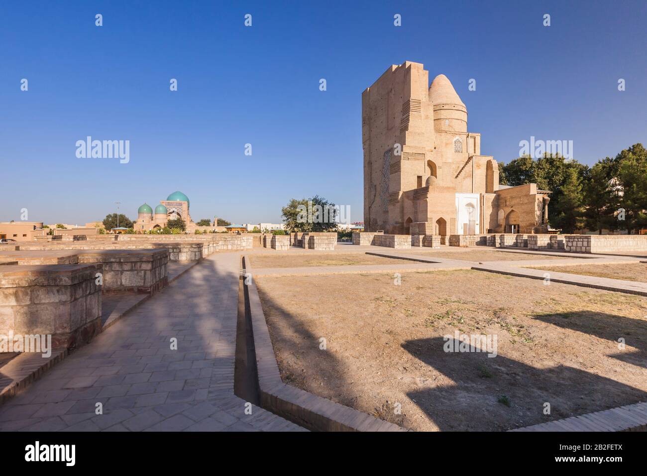 Dorus Saodat Complex, Shahrisabz, ou Shakhrisabz, région de Qashqadaryo, Ouzbékistan, Asie centrale, Asie Banque D'Images