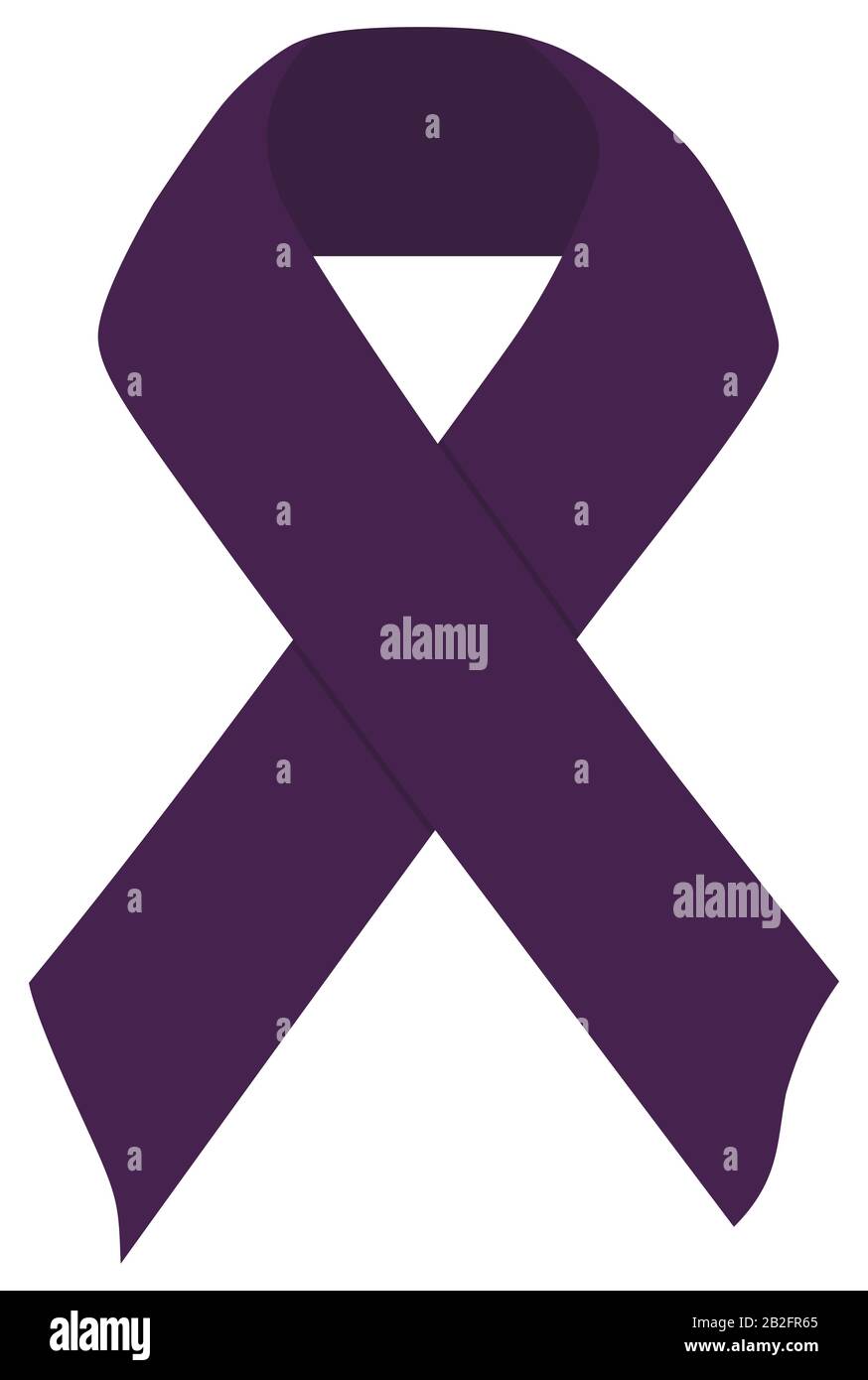 Ruban violet à la Journée de la femme, le 8 mars, contre la violence et les  abus sexuels Photo Stock - Alamy