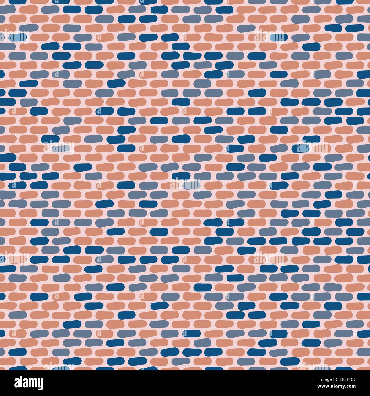 briques roses et bleues motif vectoriel transparent Illustration de Vecteur