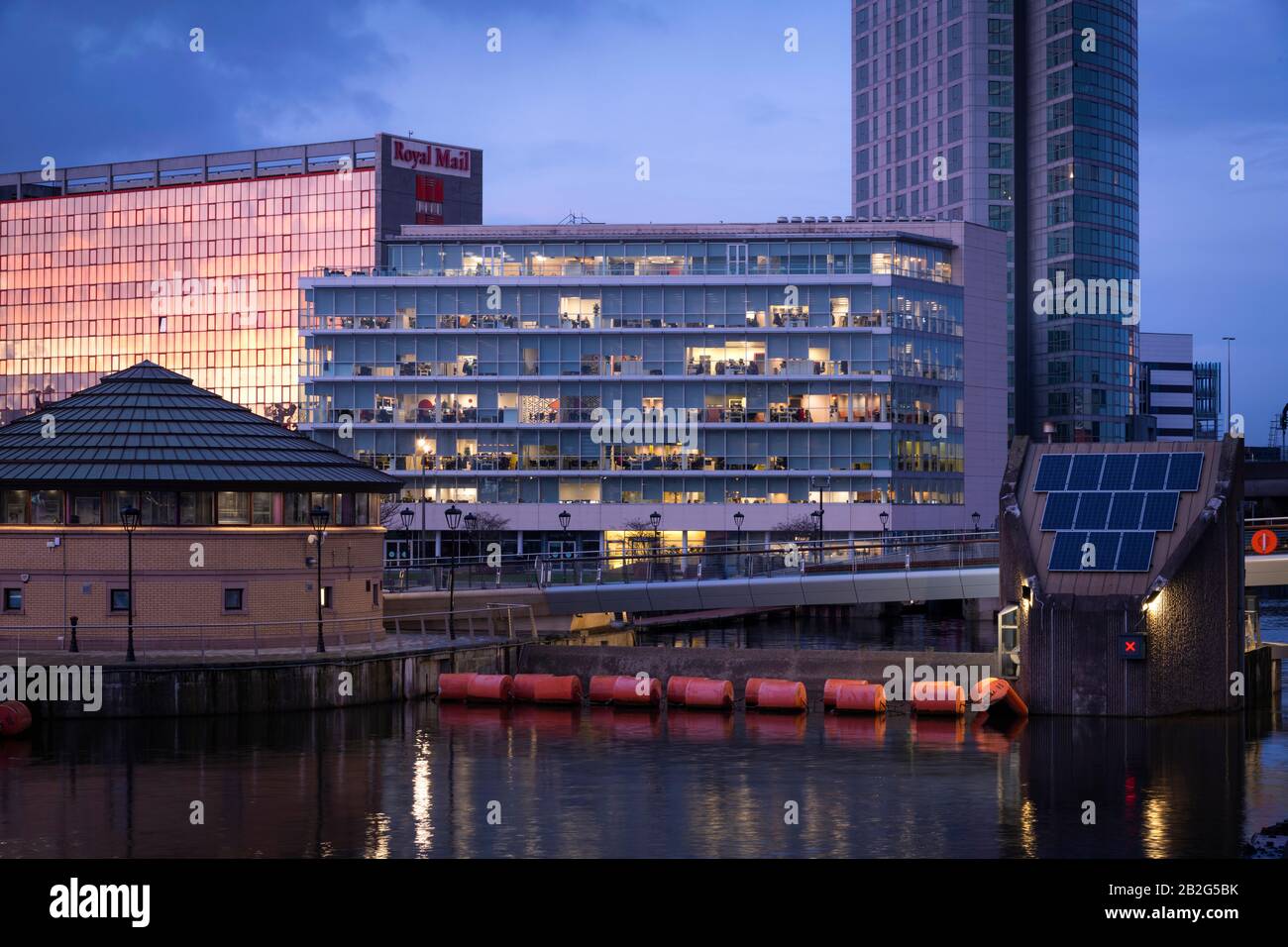 Laganside Belfast Avec Allen & Overy, Obel Tower, Royal Mail Banque D'Images