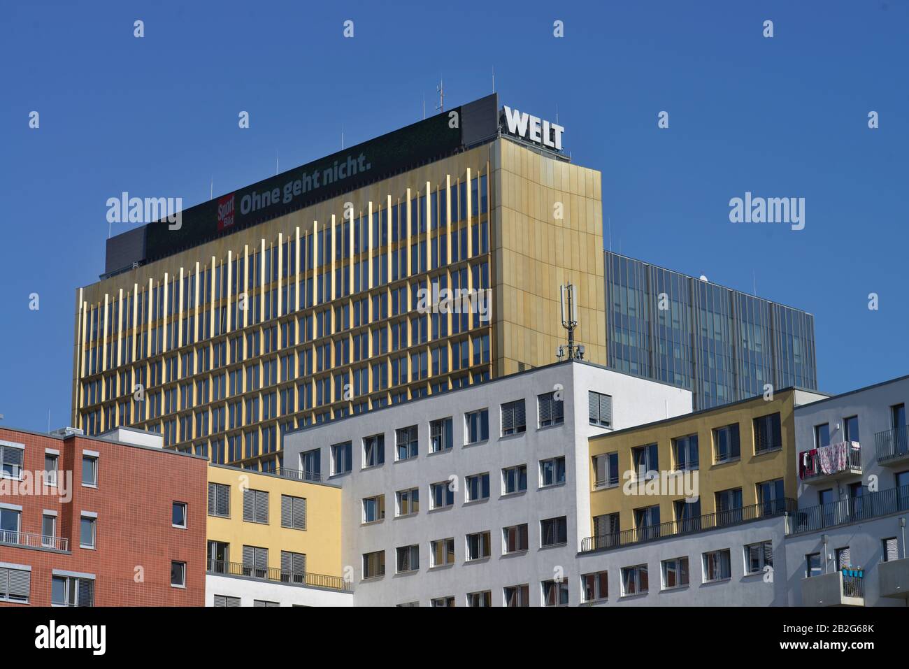 Axel Springer Verlag, Axel Springer Strasse, Kreuzberg, Berlin, Deutschland Banque D'Images