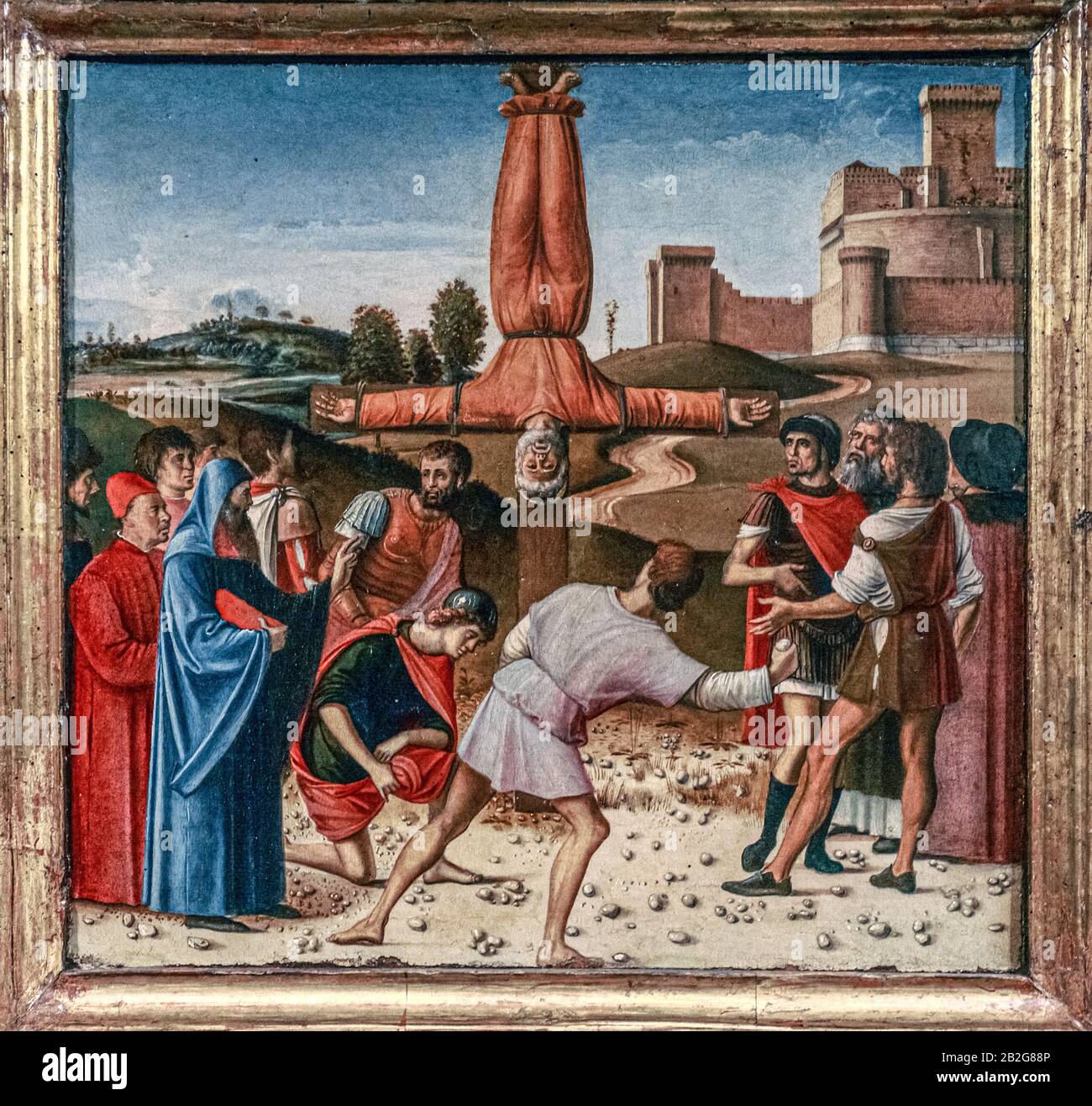 Italie Marches Pesaro - Musée Civique - Galerie D'Art - Banque D'Images