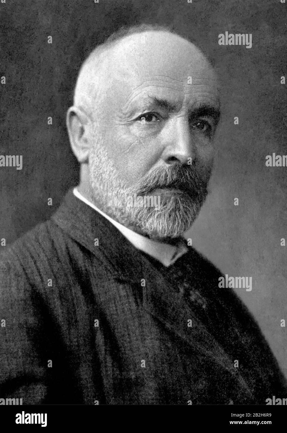 Georg CANTOR (1845-1918) mathématicien allemand Banque D'Images