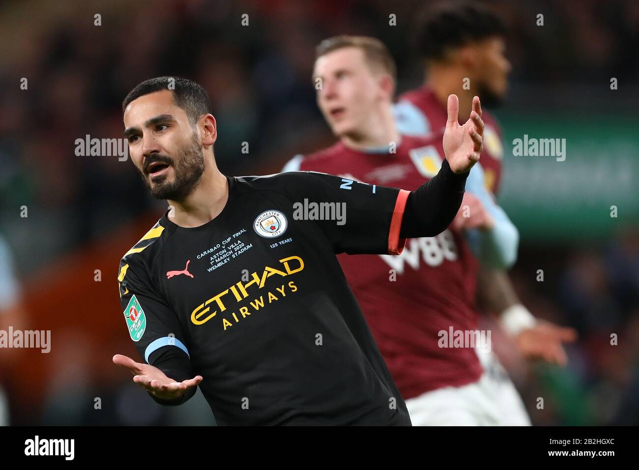 Ilkay Gundogan de Manchester City - Aston Villa / Manchester City, Carabao Cup final, Wembley Stadium, Londres, Royaume-Uni - 1 mars 2020 Usage éditorial Seulement - les restrictions de DataCo s'appliquent Banque D'Images