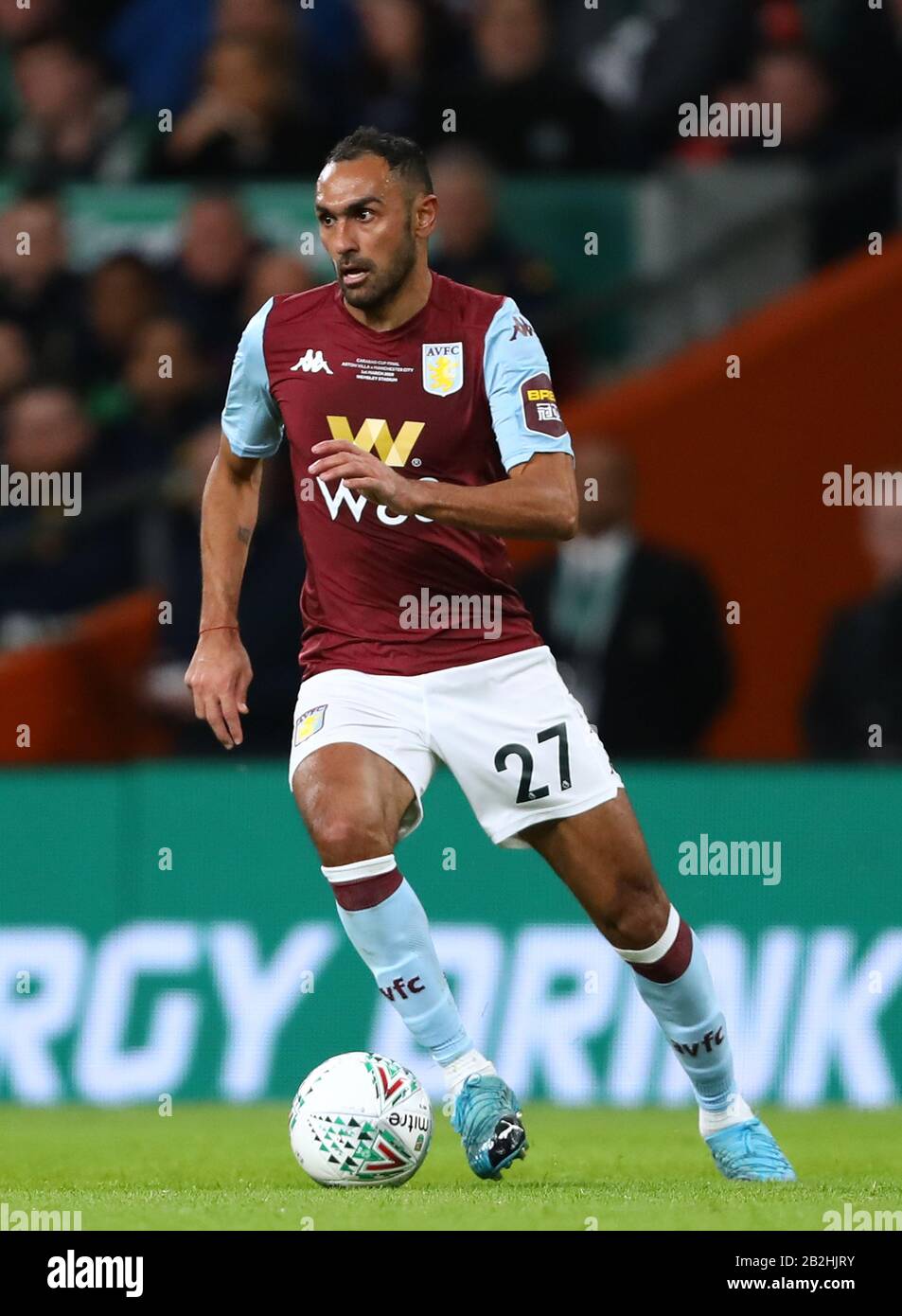 Ahmed Elmohamady d'Aston Villa - Aston Villa / Manchester City, Carabao Cup final, Wembley Stadium, Londres, Royaume-Uni - 1 mars 2020 Usage éditorial Seulement - les restrictions de DataCo s'appliquent Banque D'Images