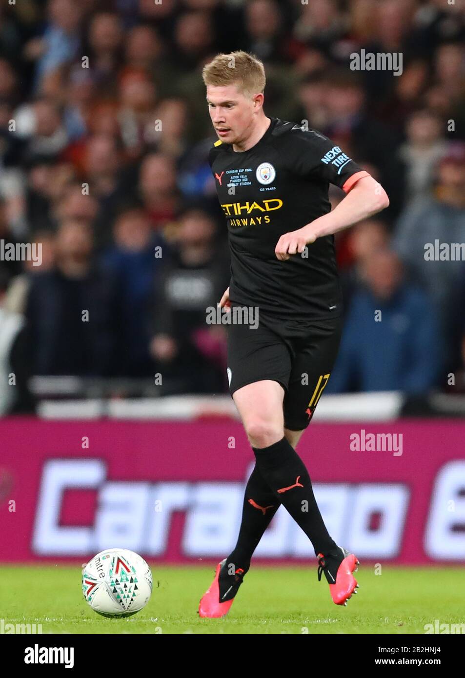 Kevin de Bruyne de Manchester City - Aston Villa / Manchester City, Carabao Cup final, Wembley Stadium, Londres, Royaume-Uni - 1 mars 2020 Usage éditorial Seulement - les restrictions DataCo s'appliquent Banque D'Images