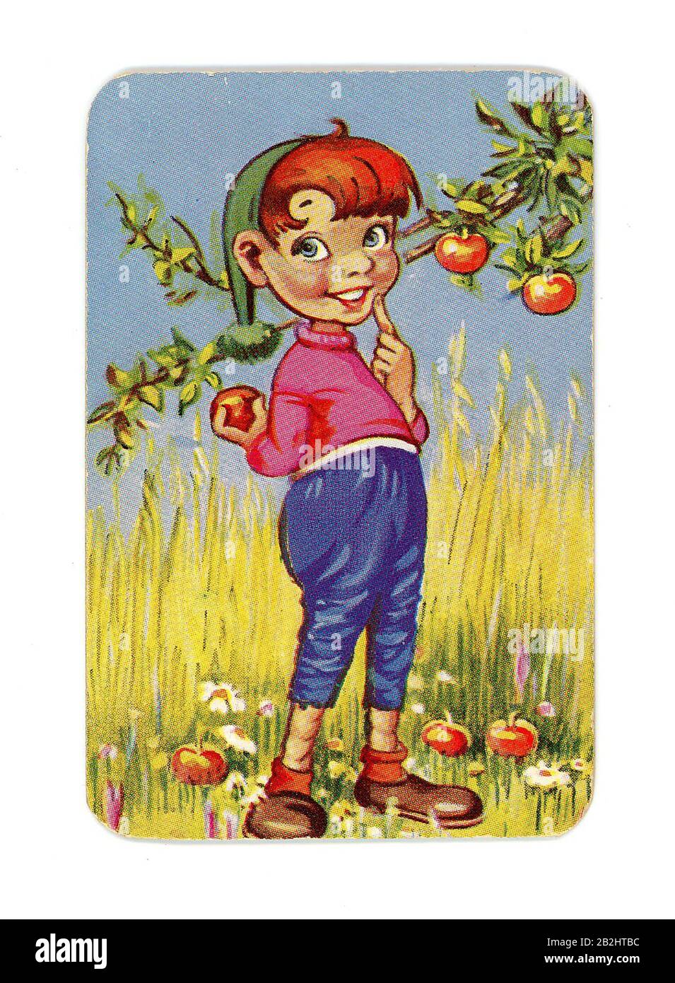 Twizle - Pression Jeu de cartes pour enfants (1957 - 1959) Banque D'Images