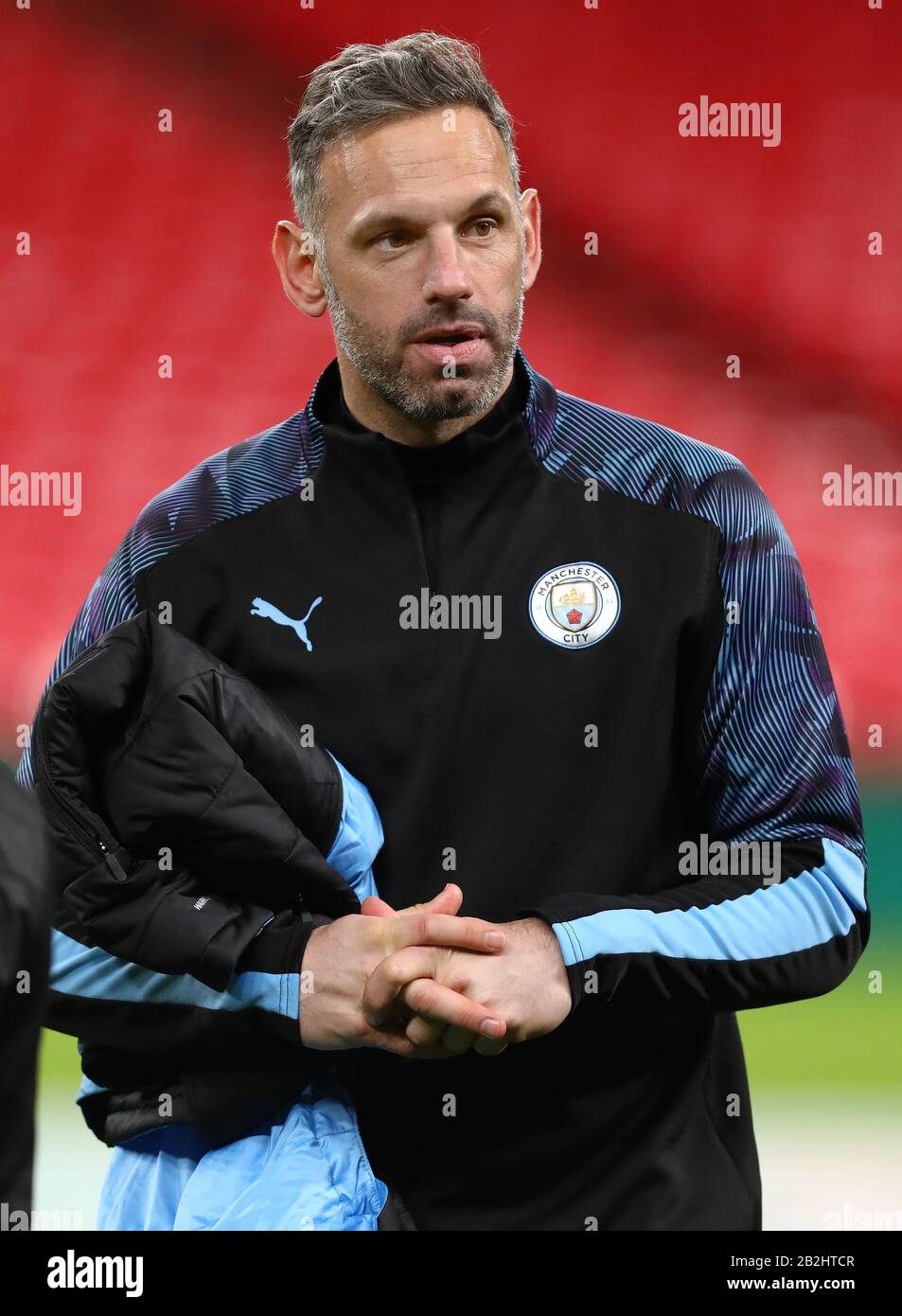 Manchester City Goalkeeping coach et ancien gardien de but Ipswich Town, Arsenal et Everton, Richard Wright - Aston Villa / Manchester City, Carabao Cup final, Wembley Stadium, Londres, Royaume-Uni - 1 mars 2020 Usage éditorial Seulement - les restrictions de DataCo s'appliquent Banque D'Images