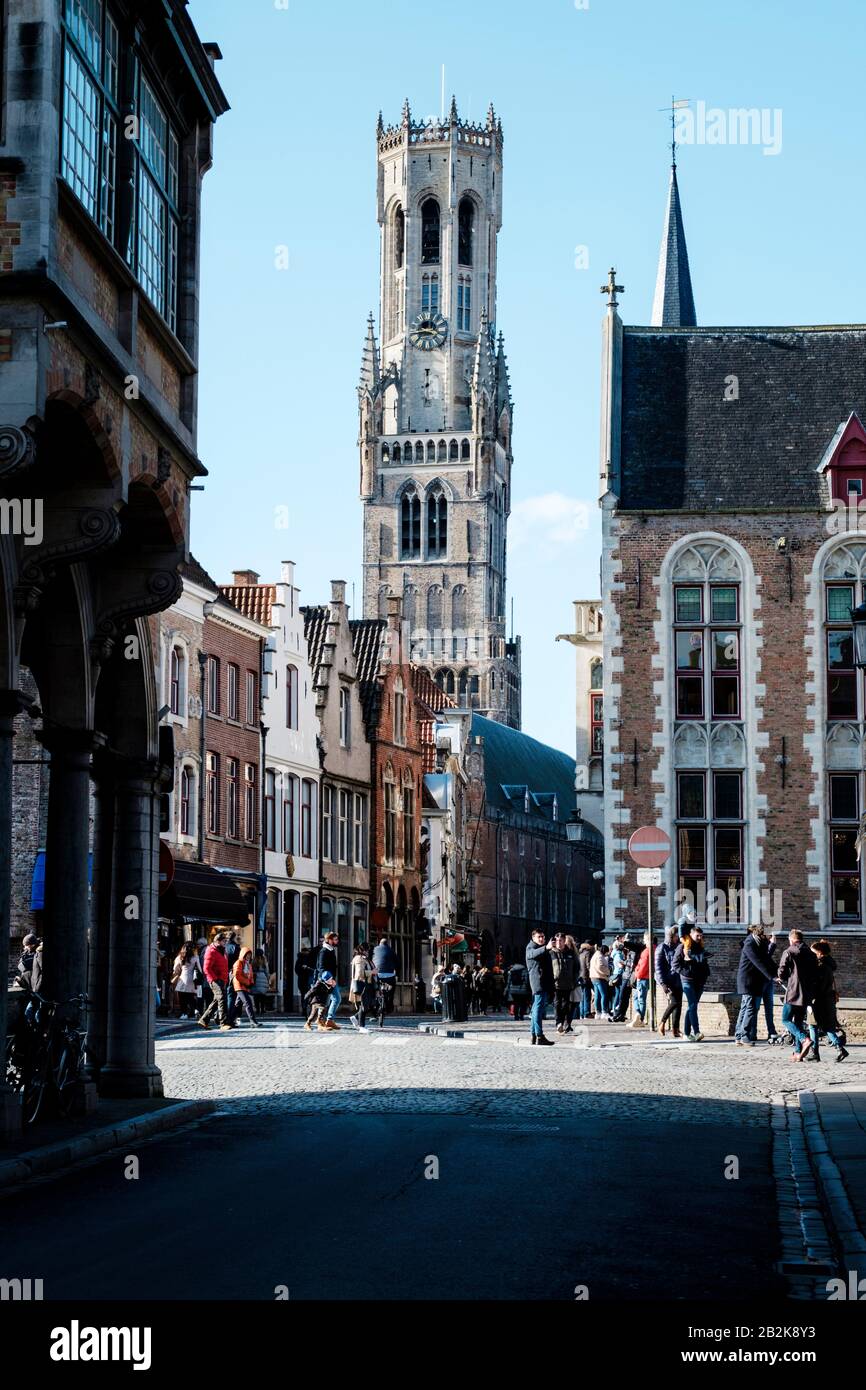 La ville de Bruges, Belgique Banque D'Images