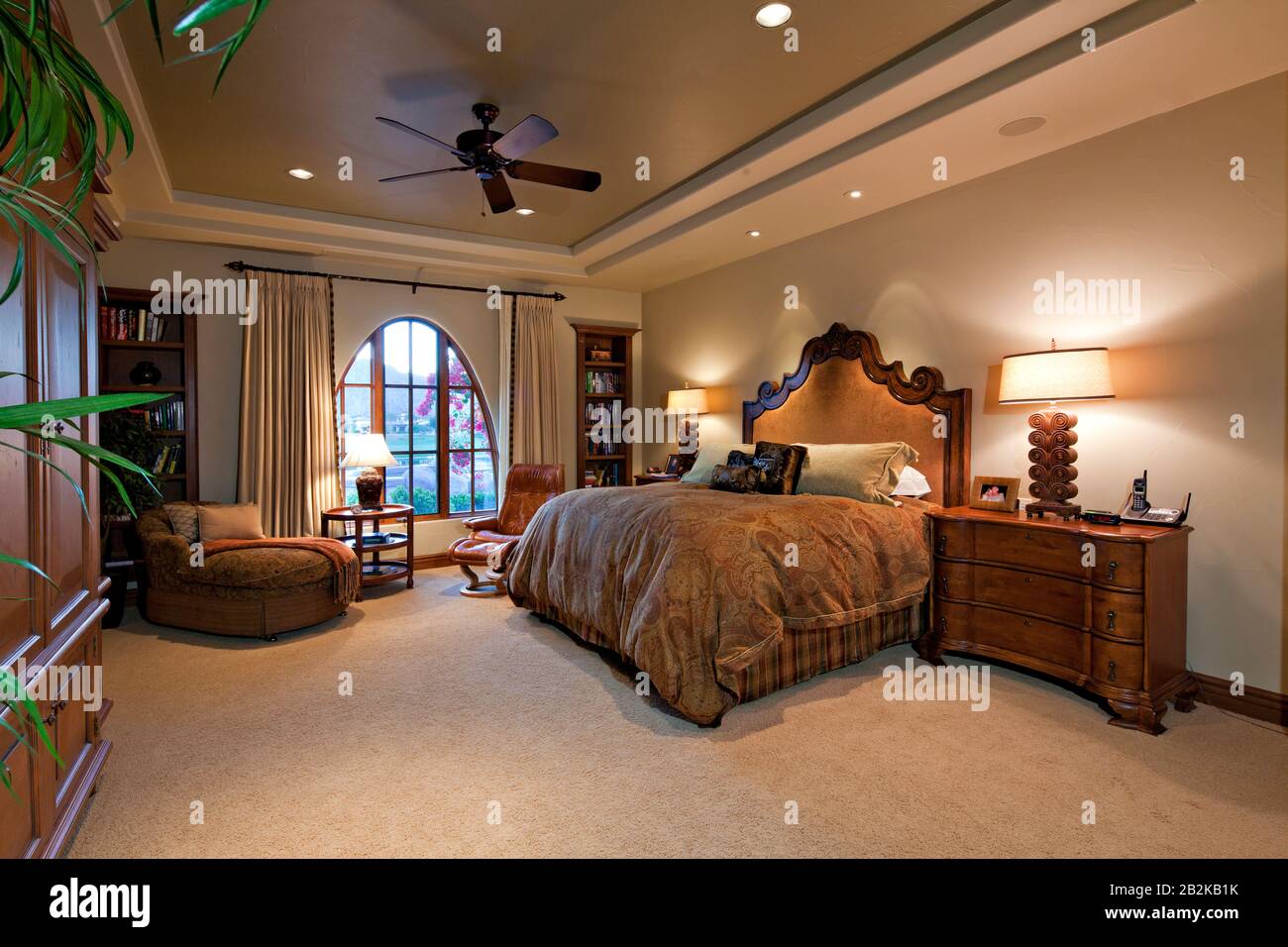 Intérieur de la chambre de luxe Banque D'Images