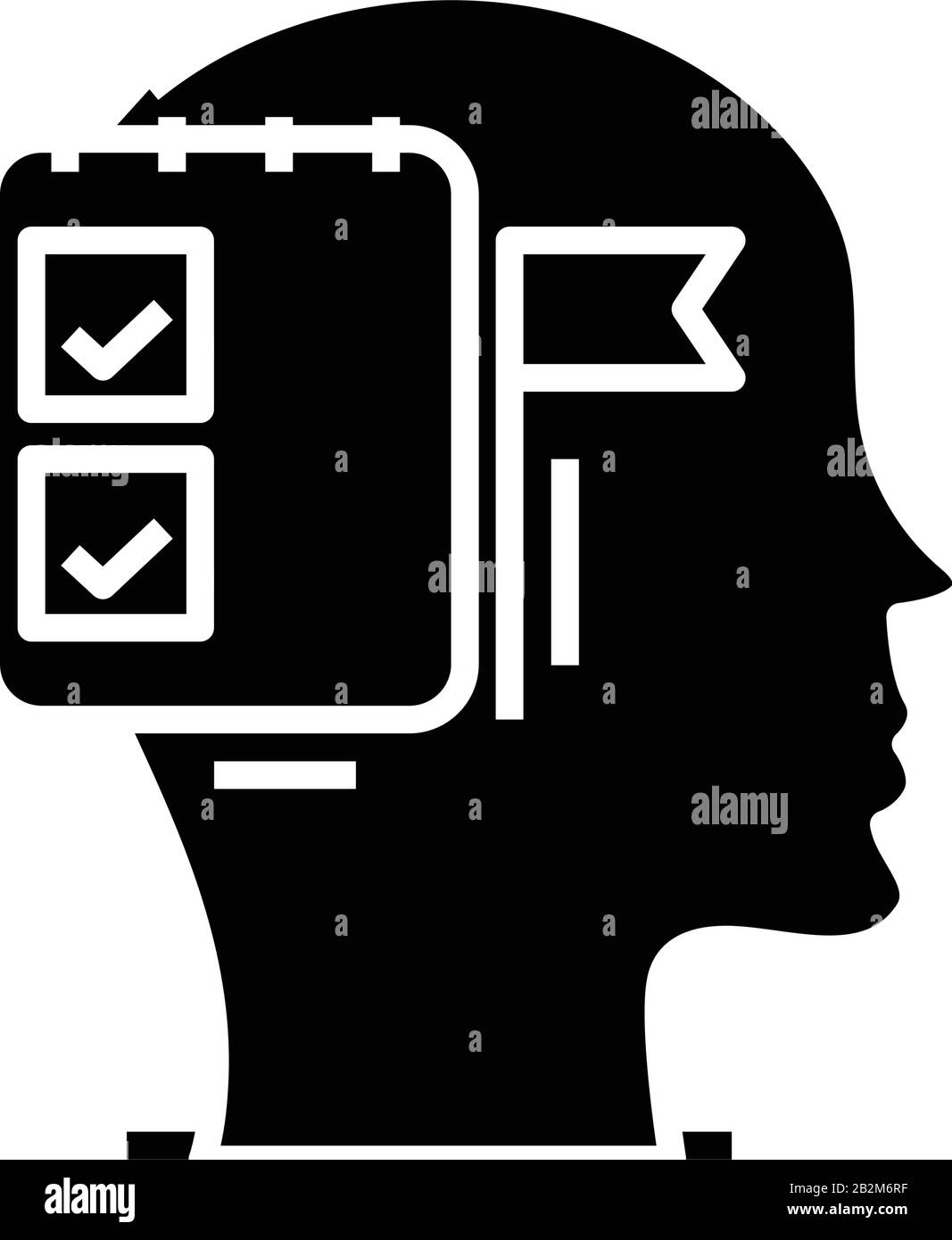 Capacités de mémoire icône noire, illustration conceptuelle, symbole vectoriel plat, signe glyphe. Illustration de Vecteur