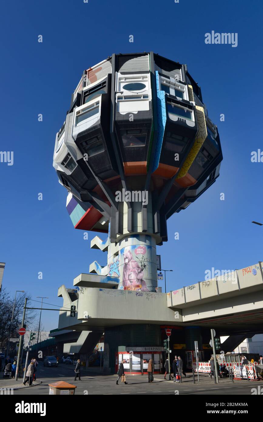 Bierpinsel, Schlossstrasse, Steglitz, Berlin, Deutschland Banque D'Images