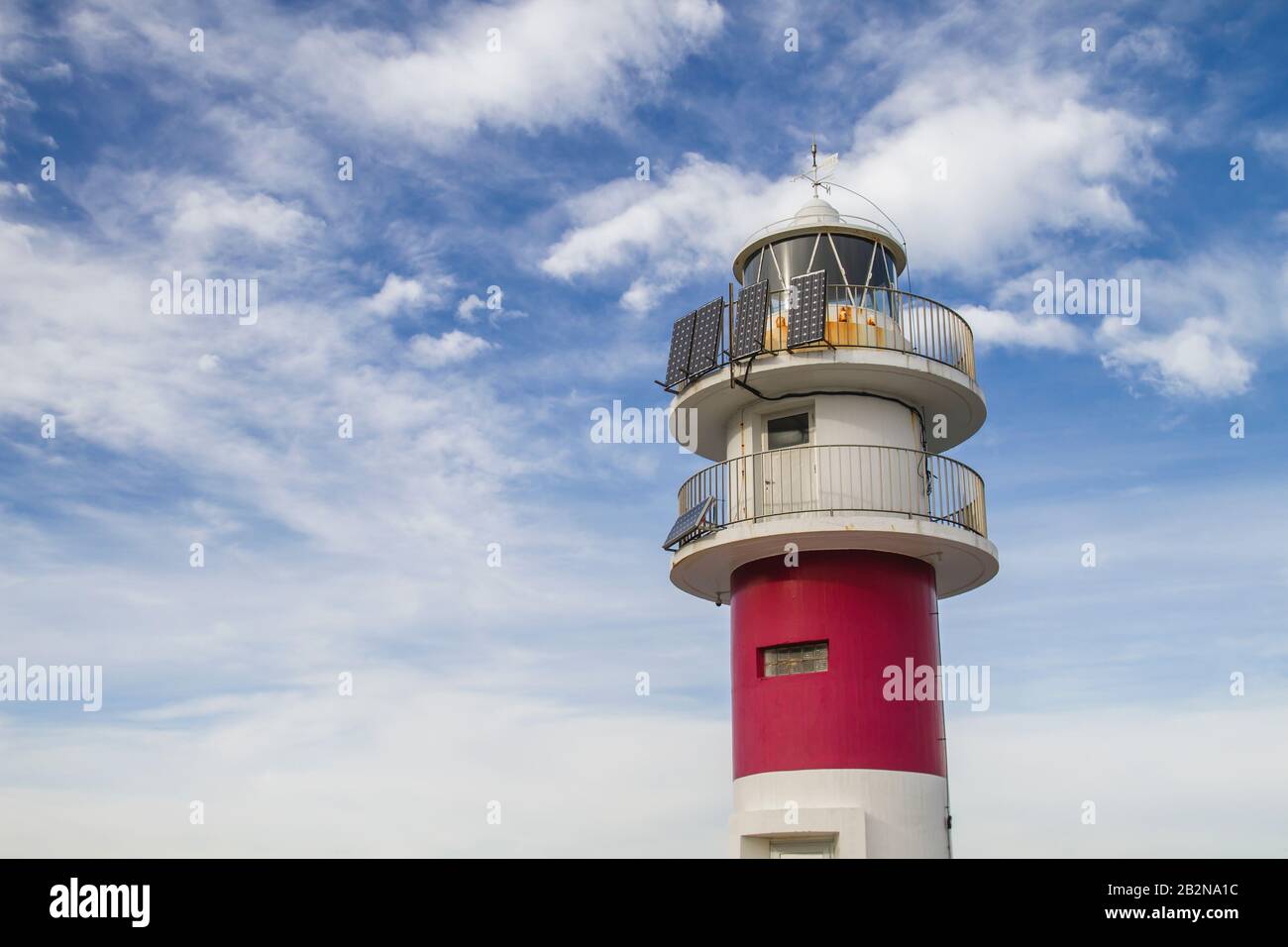 Phare de Cabo Ortegal à la Coruña, Espagne Banque D'Images