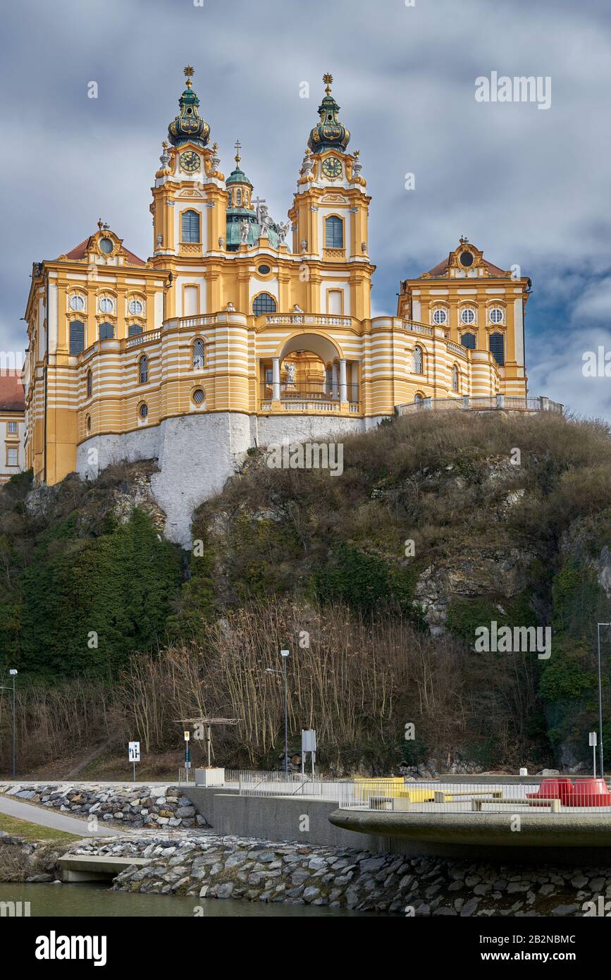 Stift Melk Wachau Banque D'Images