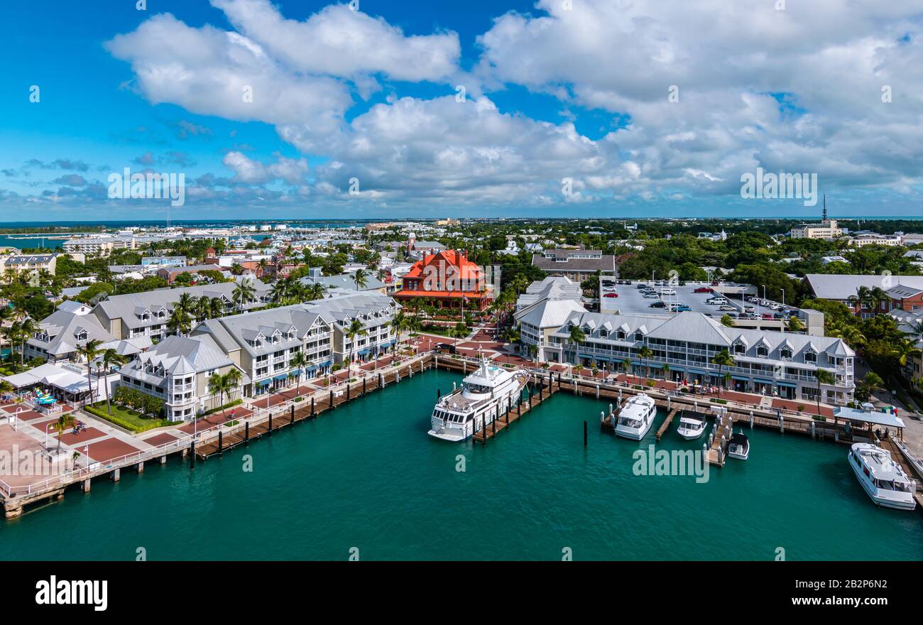 Port de Key West, Floride, États-Unis Banque D'Images