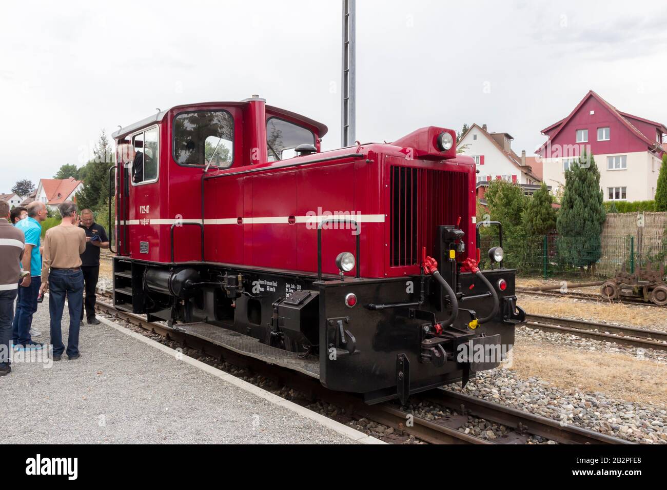 Ochsle, Allemagne - 13 septembre. 2015 : un vieux train vétéran qui peut encore courir Banque D'Images