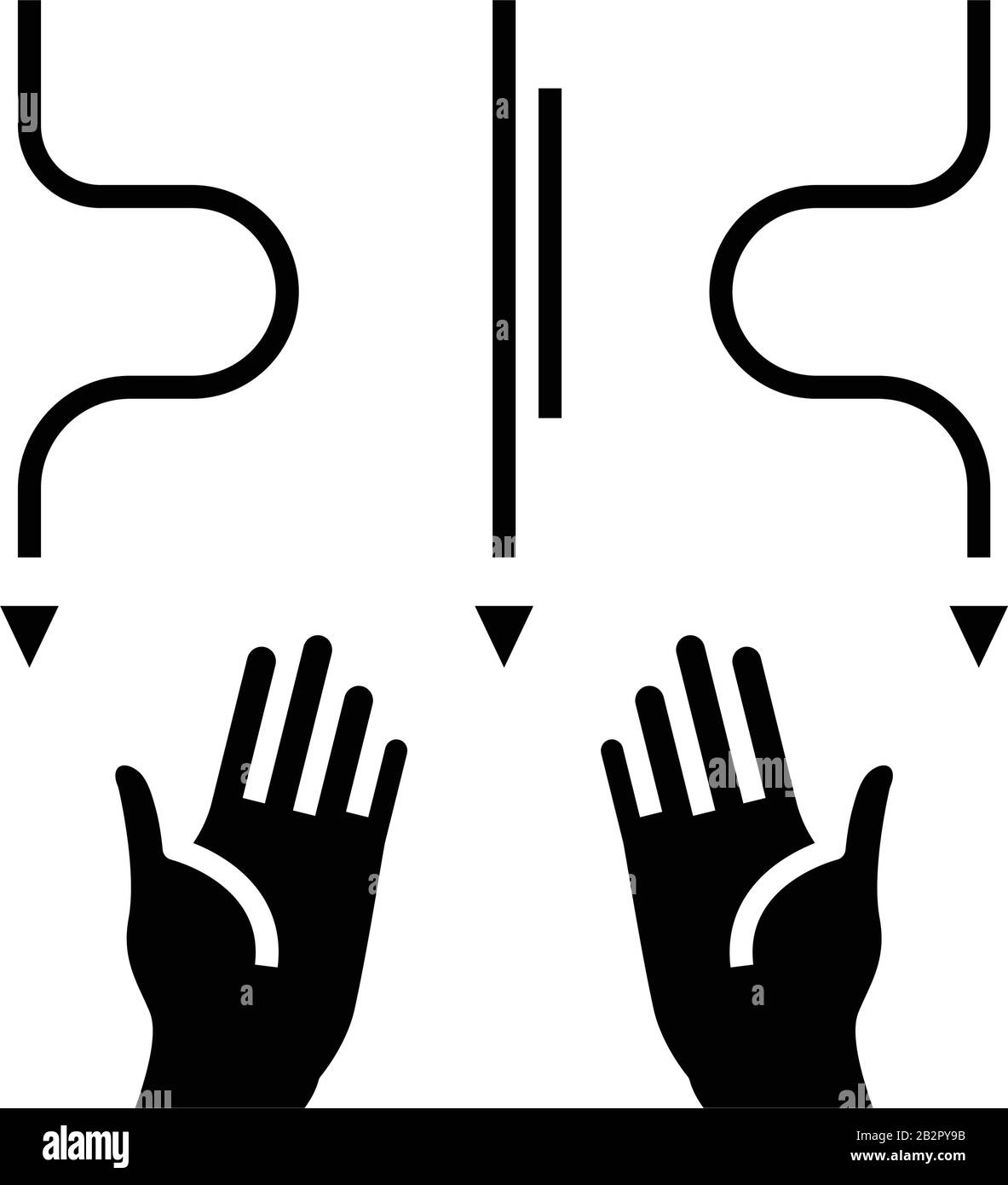 Icône noire d'opportunités, illustration de concept, symbole vectoriel plat, signe glyphe. Illustration de Vecteur