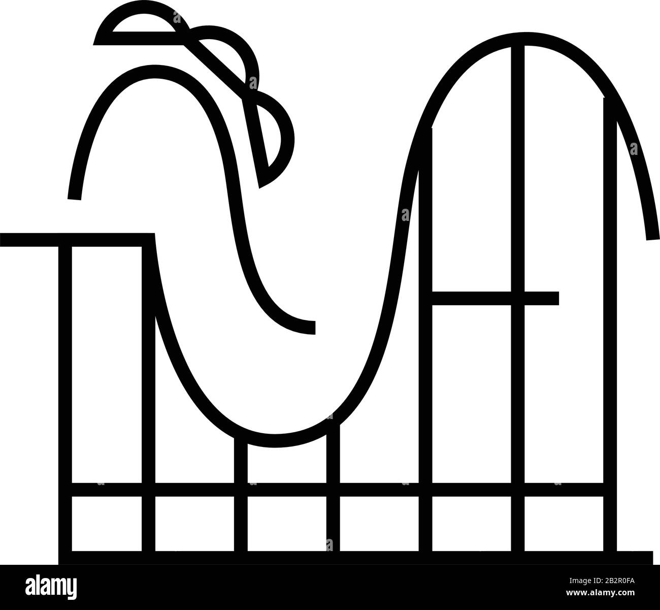 Icône de ligne de rappel, signe de concept, illustration vectorielle de contour, symbole linéaire. Illustration de Vecteur