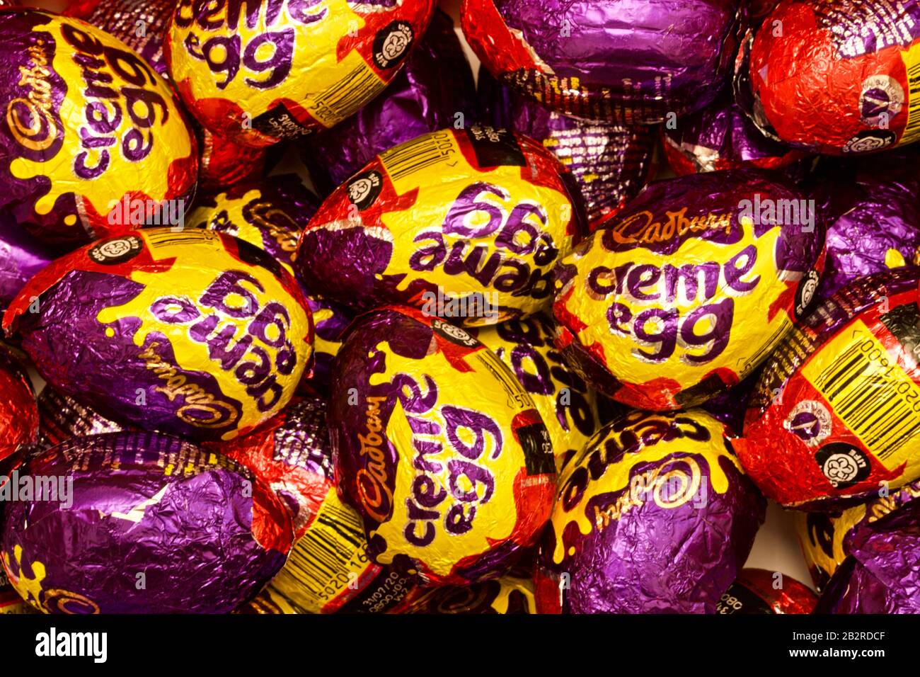 Cadburys Oeufs Crème Banque D'Images