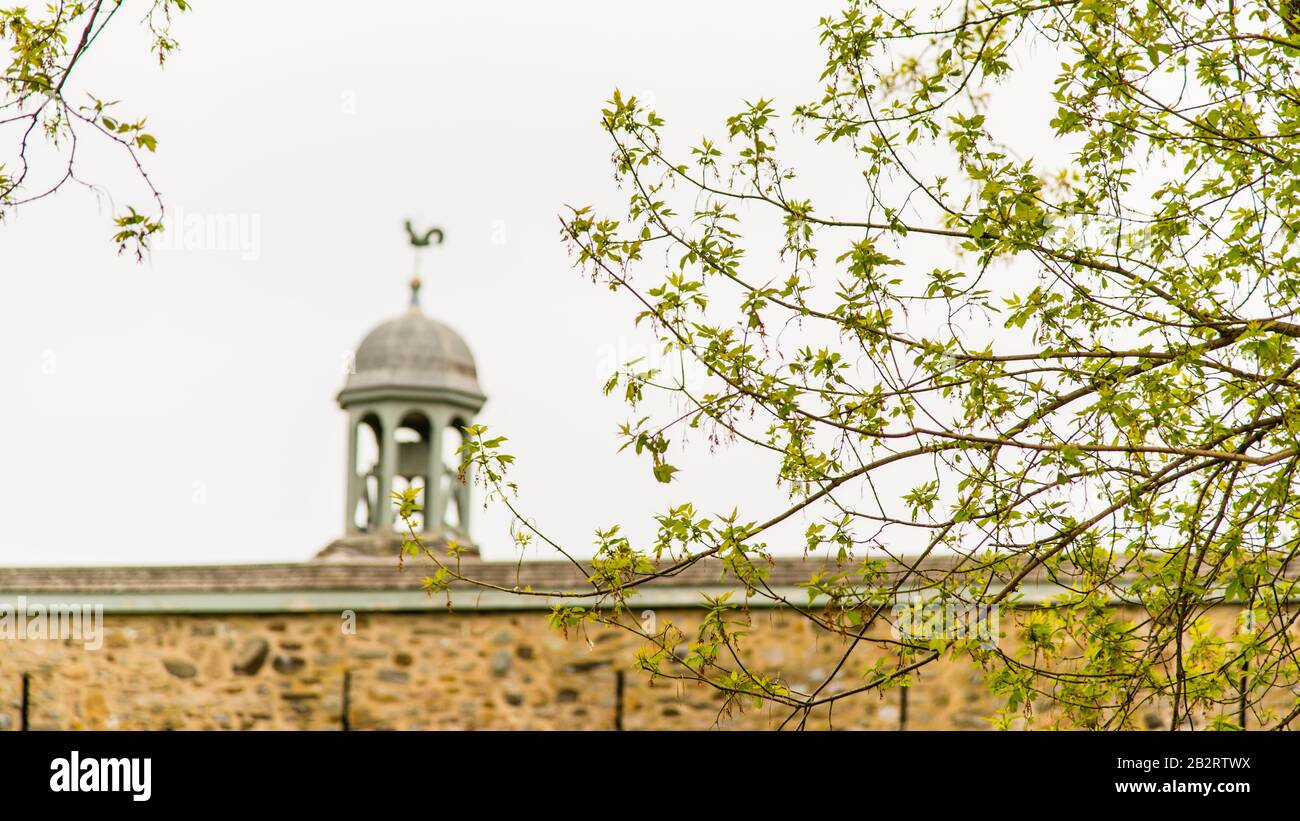 Chambly, Canada - 19 mai 2019 : le mur de la forteresse de Chambly au Canada Banque D'Images