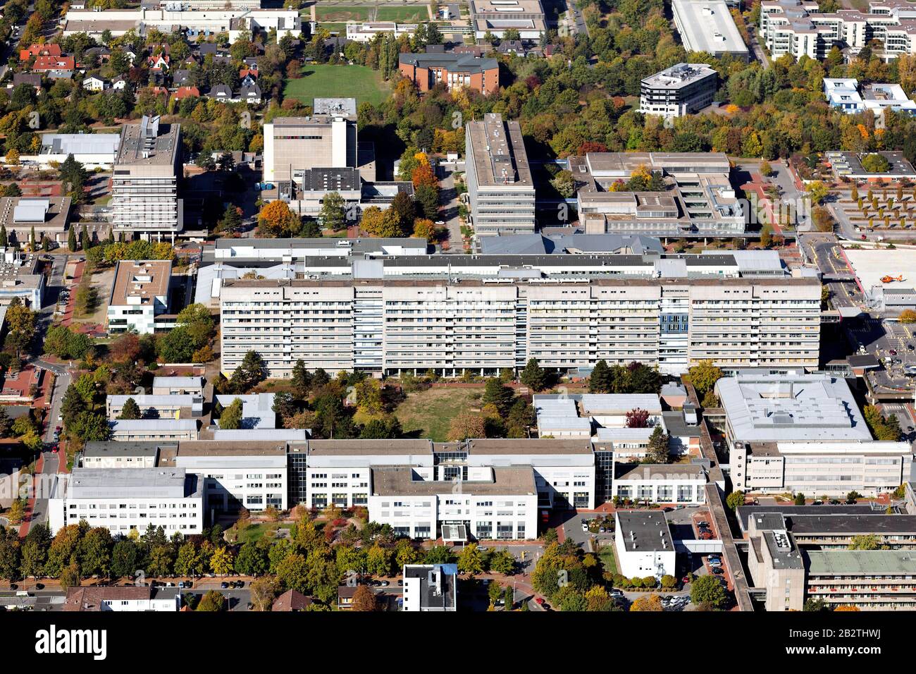 Hannover Medical School, Mhh, Central Clinic, Medical Park, Hanovre, Basse-Saxe, Allemagne Banque D'Images