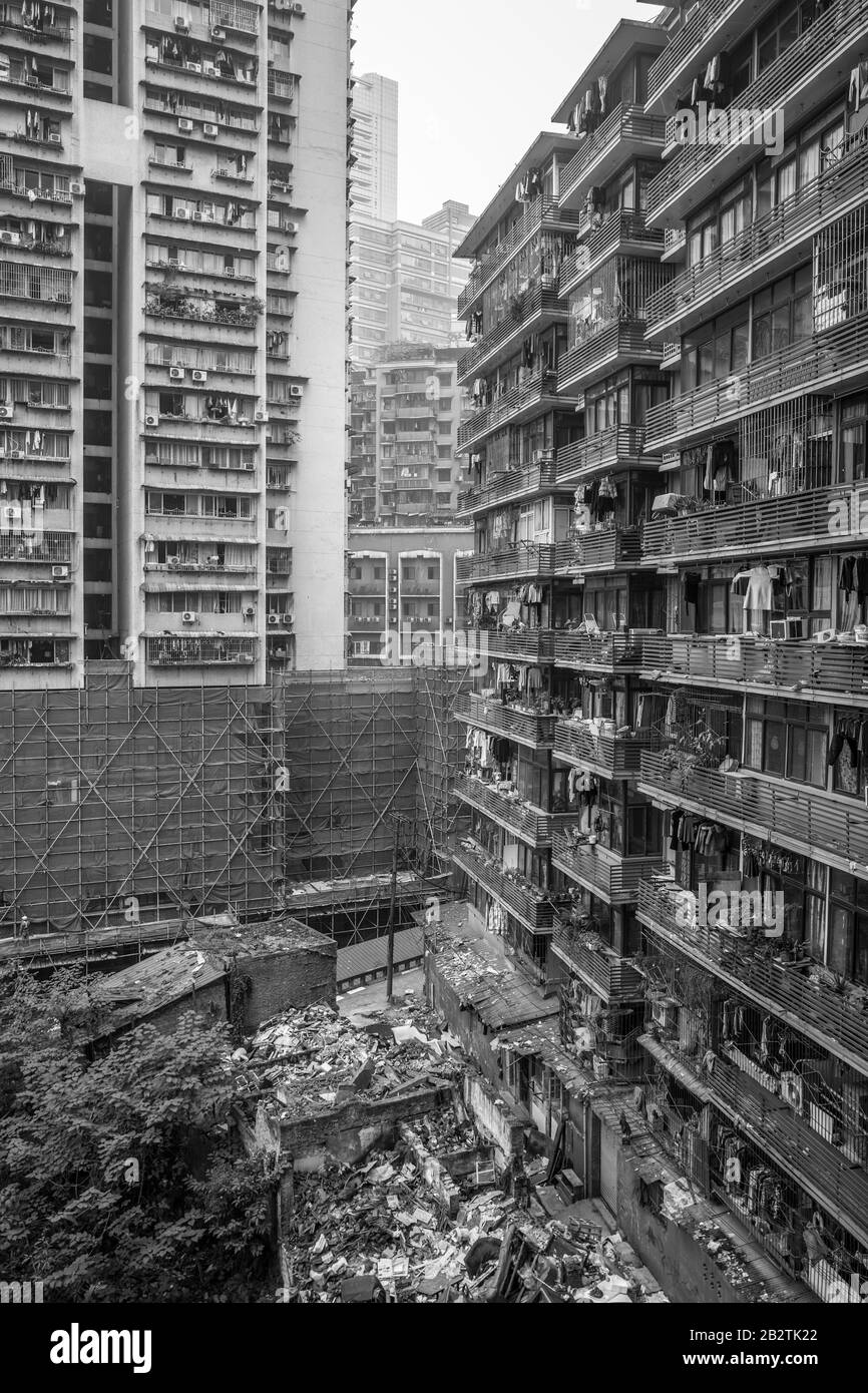 Bâtiments de grande taille à Chongqing, en Chine Banque D'Images