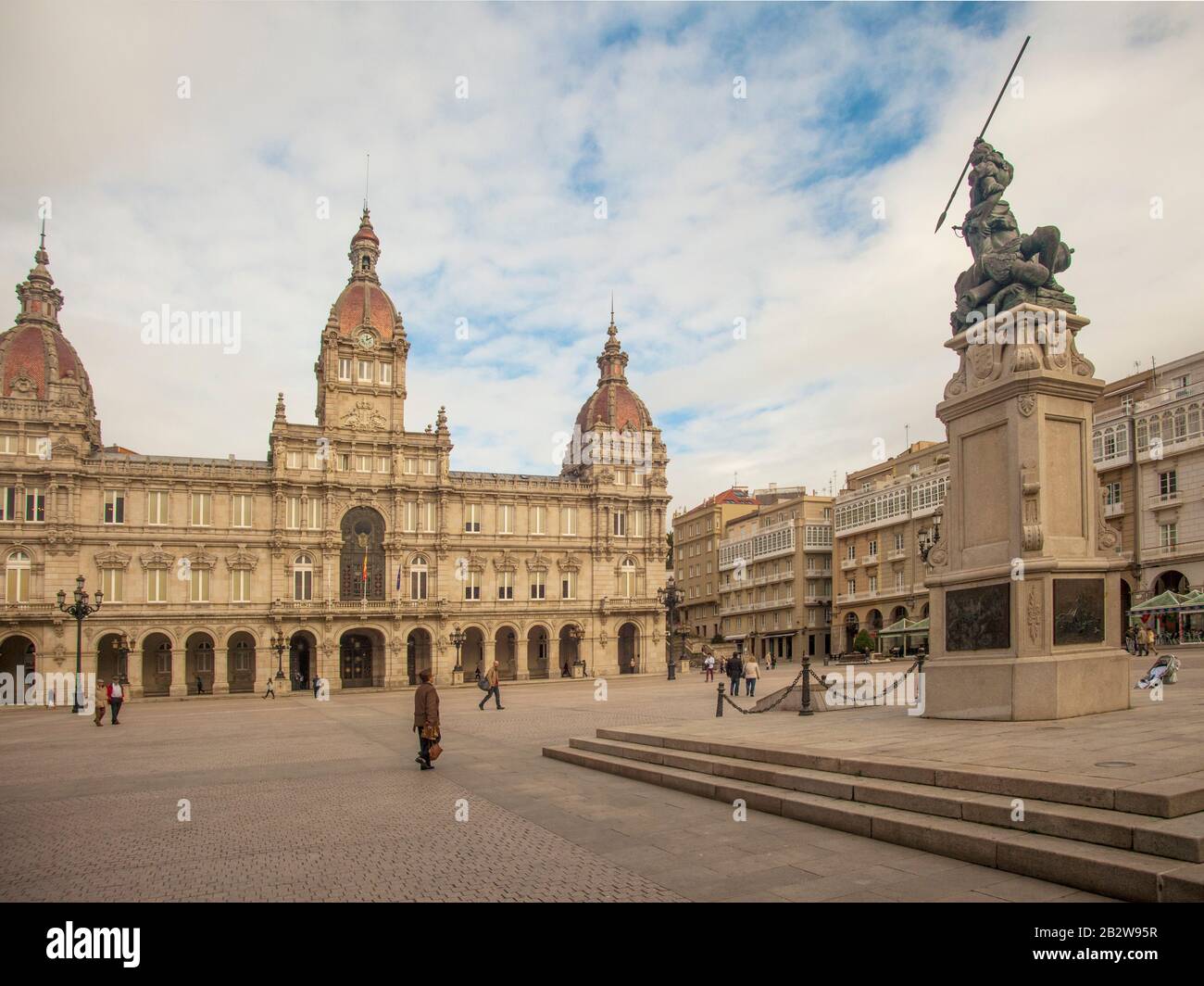 Hôtel De Ville De La Corogne, Espagne Banque D'Images