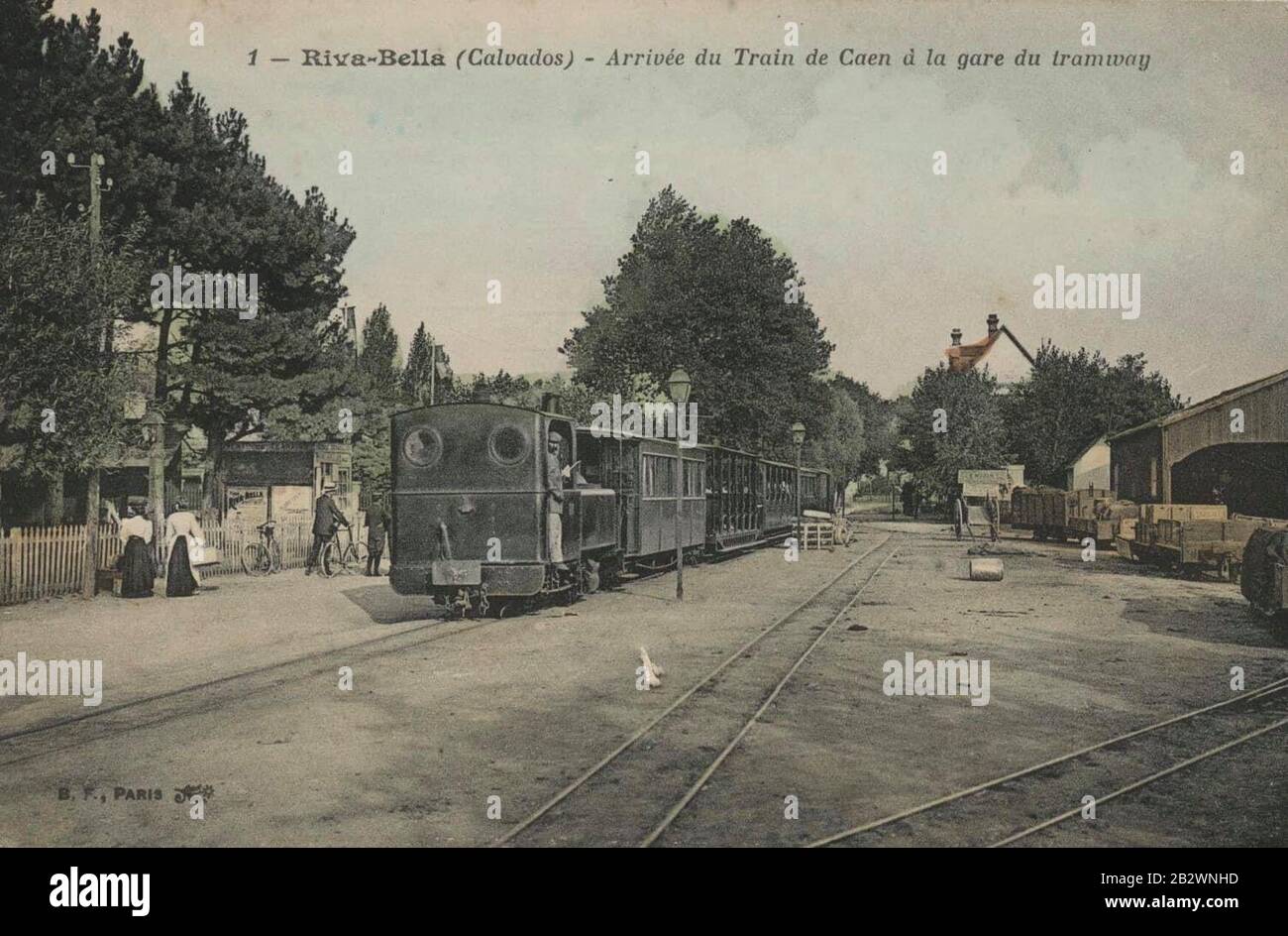 Gare De Riva-Bella 002. Banque D'Images