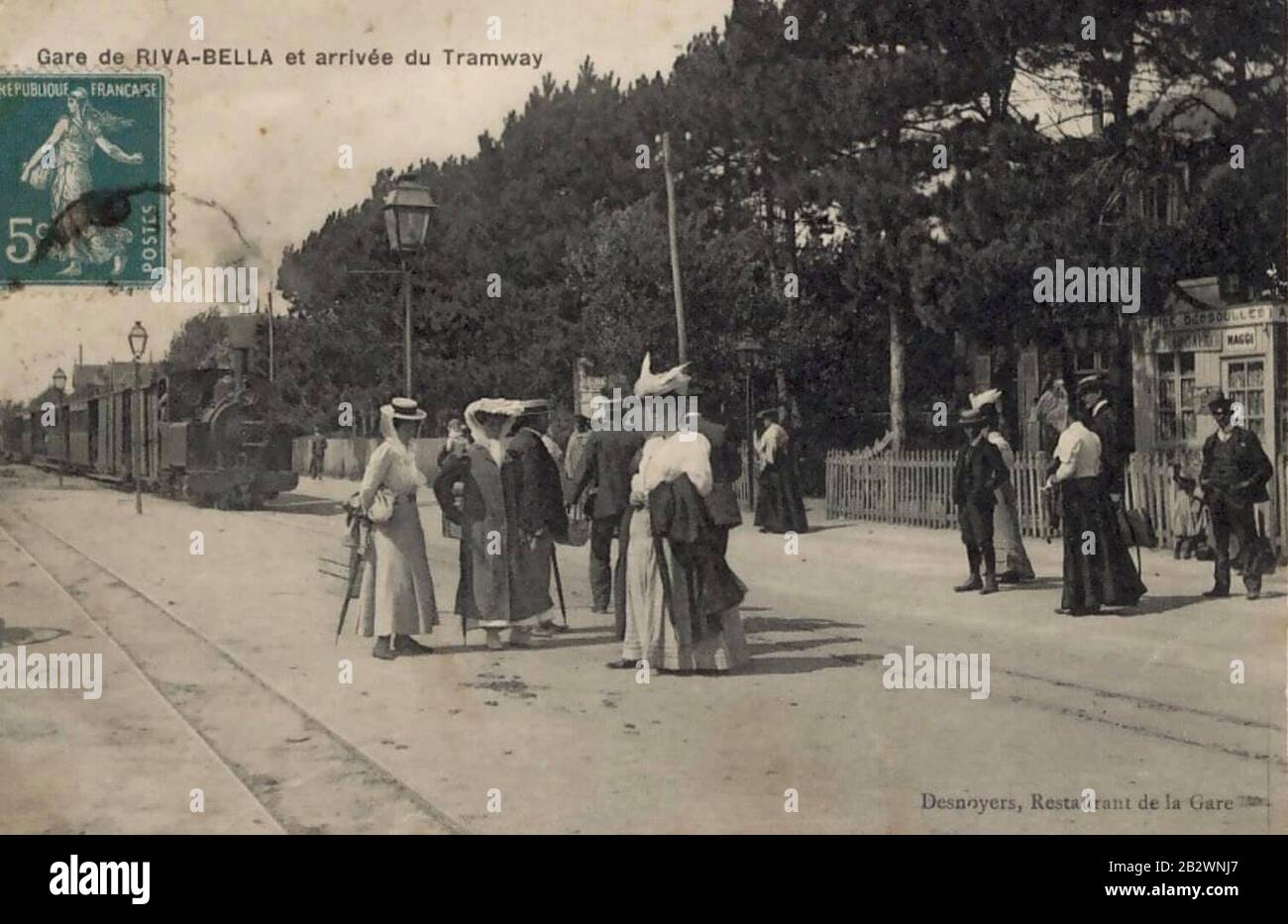 Gare De Riva-Bella 006. Banque D'Images