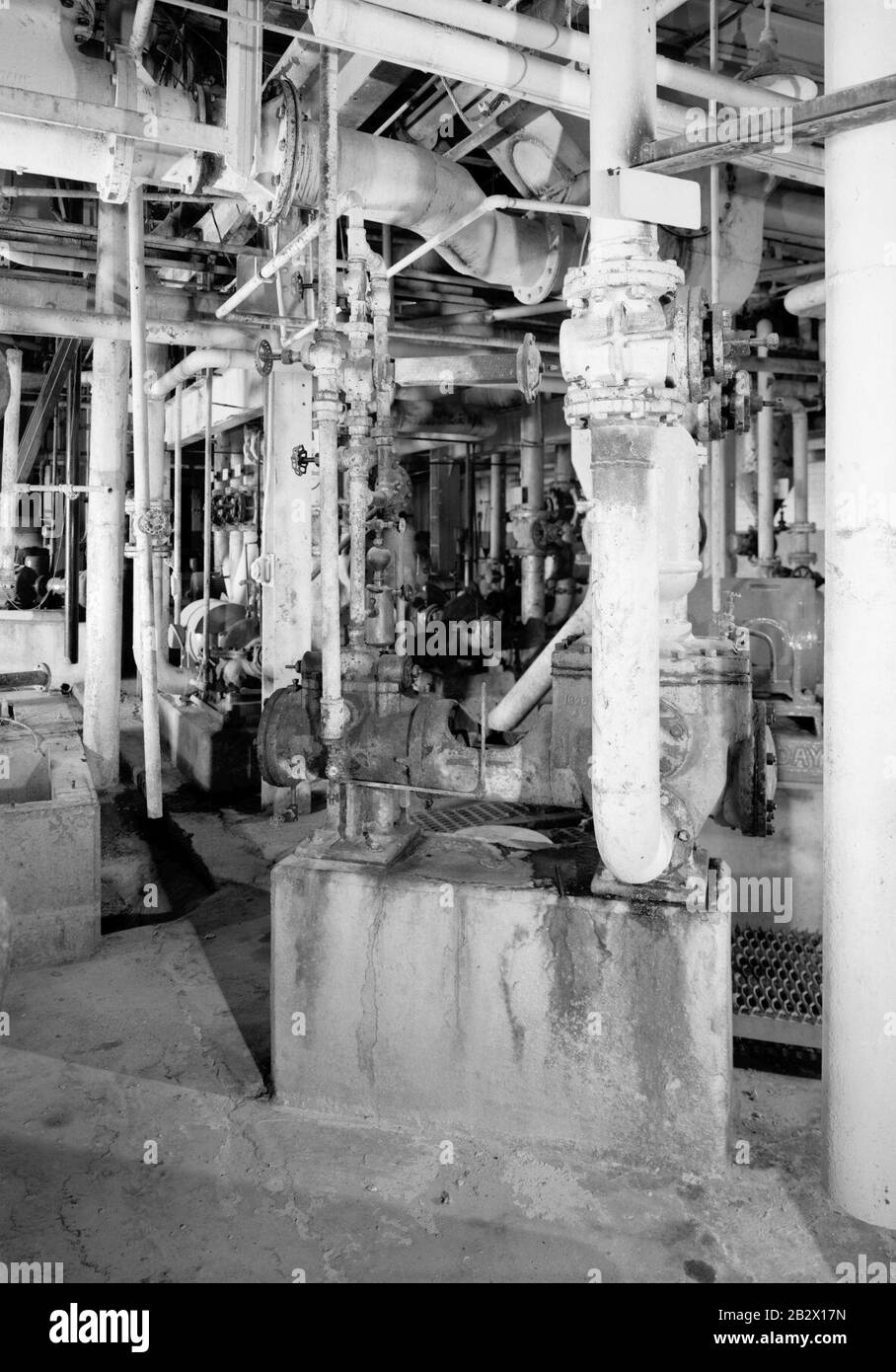 Garland Sugar Factory - Utah-Idaho Sugar Company - pompe à sirop à vapeur - Garland Utah. Banque D'Images