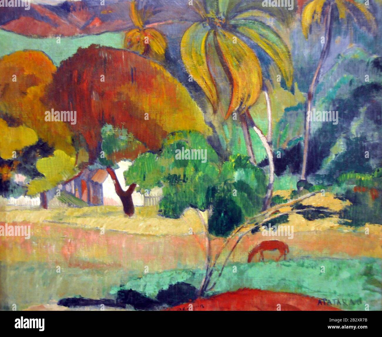 Gauguin 1893 Apatarao. Banque D'Images