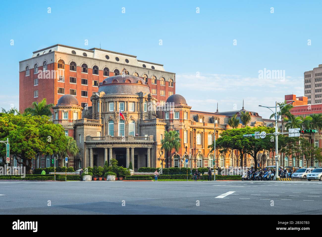 Buildinig Yuan de contrôle de Taiwan à Taipei Banque D'Images
