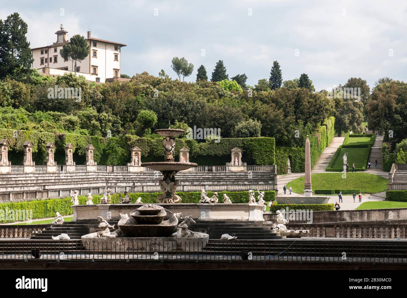Jardins de Boboli, Florence, Italie Banque D'Images