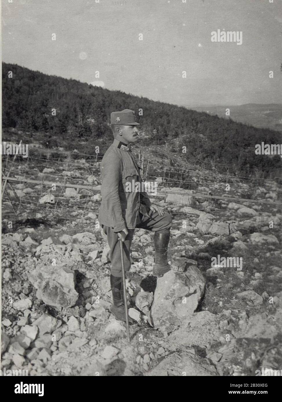 Général Straub Der 56.Brigade.28.6.17. Banque D'Images