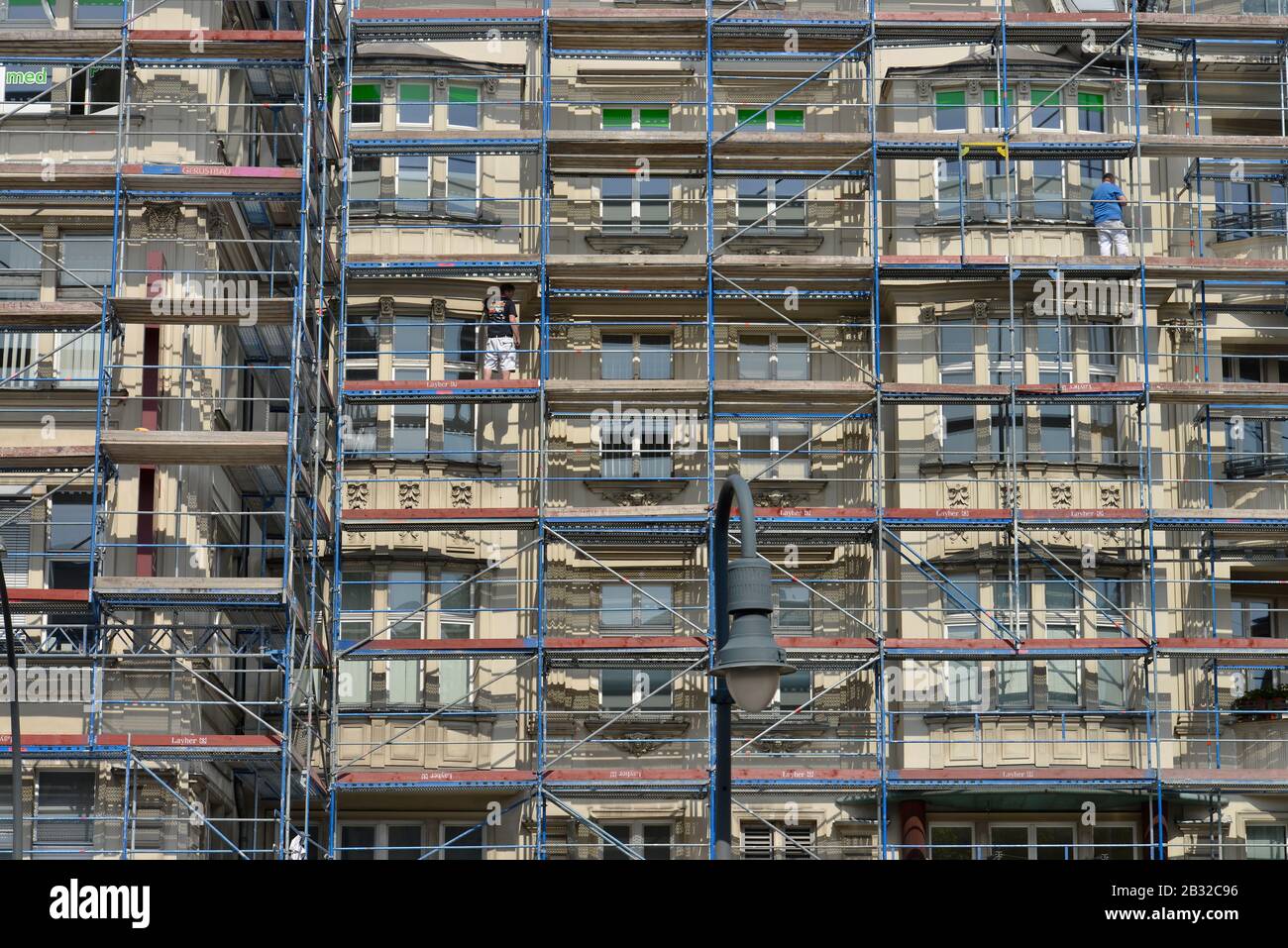 Renovierung Altbau,, Hauptstrasse, Schöneberg, Berlin, Deutschland Banque D'Images