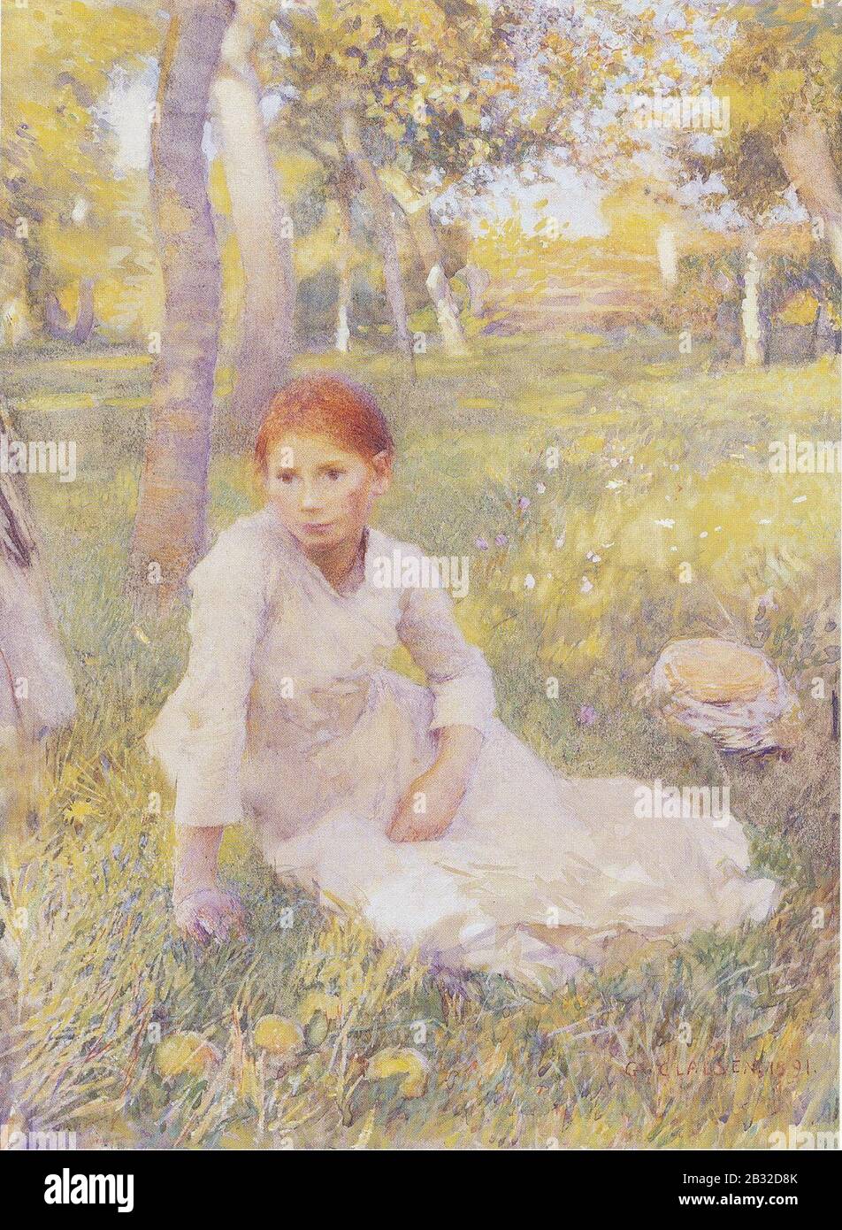 George Clausen - Imprécision. Banque D'Images