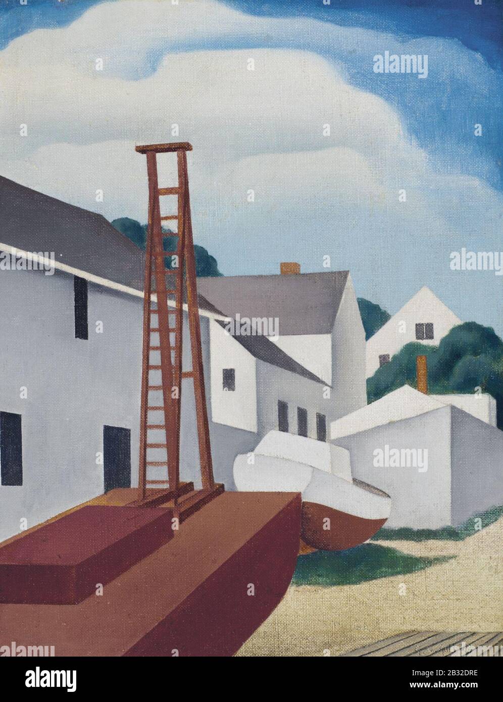 Pilote de pile George copeland ault. Banque D'Images