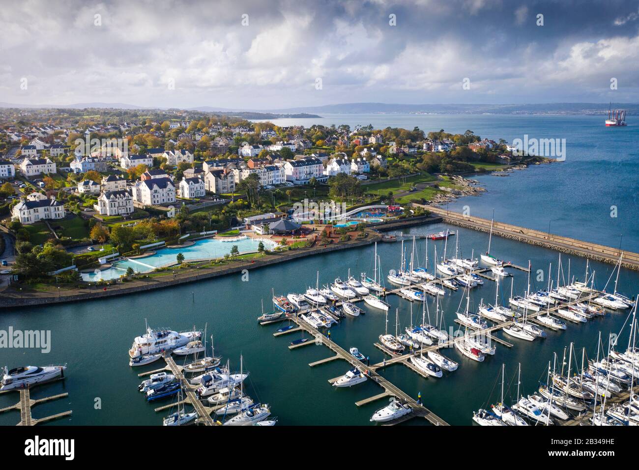 Bangor, Co. Bas Banque D'Images