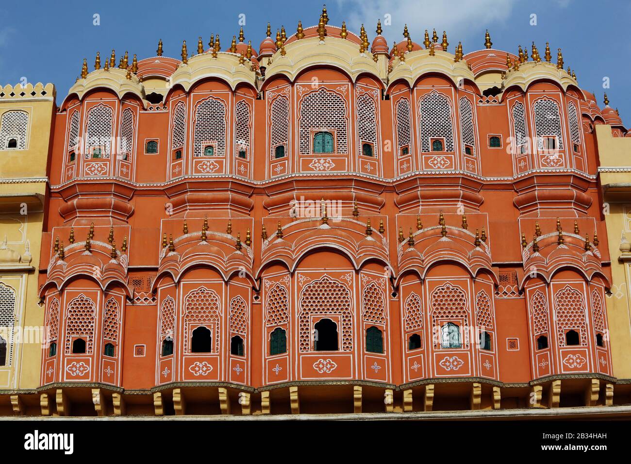 Palais Des Vents, Hawa Mahal, Jaipur, Rajasthan, Inde Banque D'Images