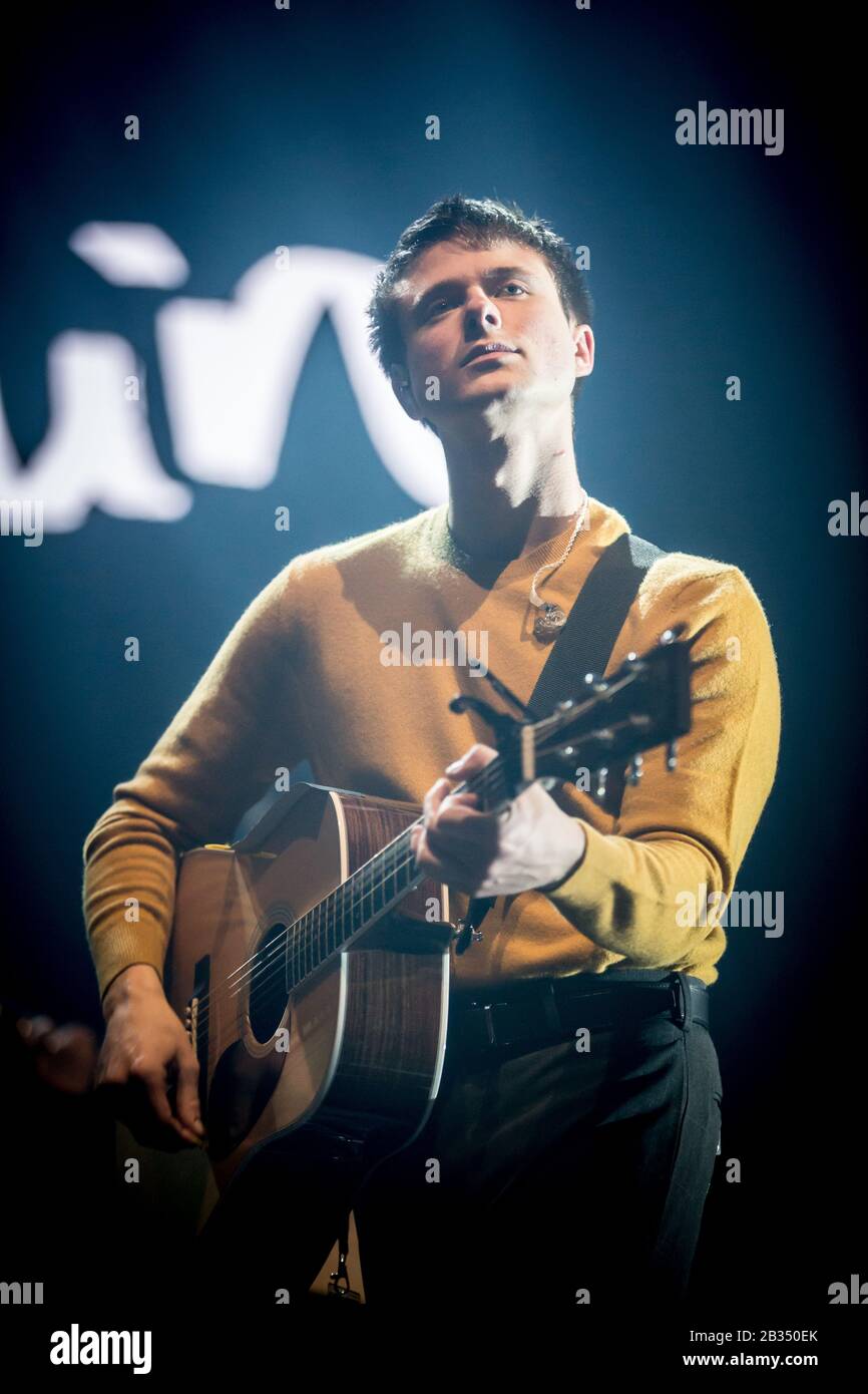 Manchester, Royaume-Uni. 3 mars 2020. Alec Benjamin, auteur-compositeur et chanteur, a animé son concert au Manchester O2 Apollo en compagnie de Lewis Capaldi lors de son Divinely Uninspired lors d'une visite d'Etendue hellish. Banque D'Images