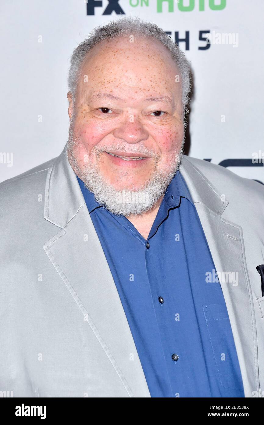 Los Angeles, États-Unis. 02 mars 2020. Stephen McKinley Henderson lors de la première des miniséries FX/Hulu 'devs' aux cinémas ArcLight. Los Angeles, 03/02/2020 | utilisation dans le monde crédit: DPA/Alay Live News Banque D'Images