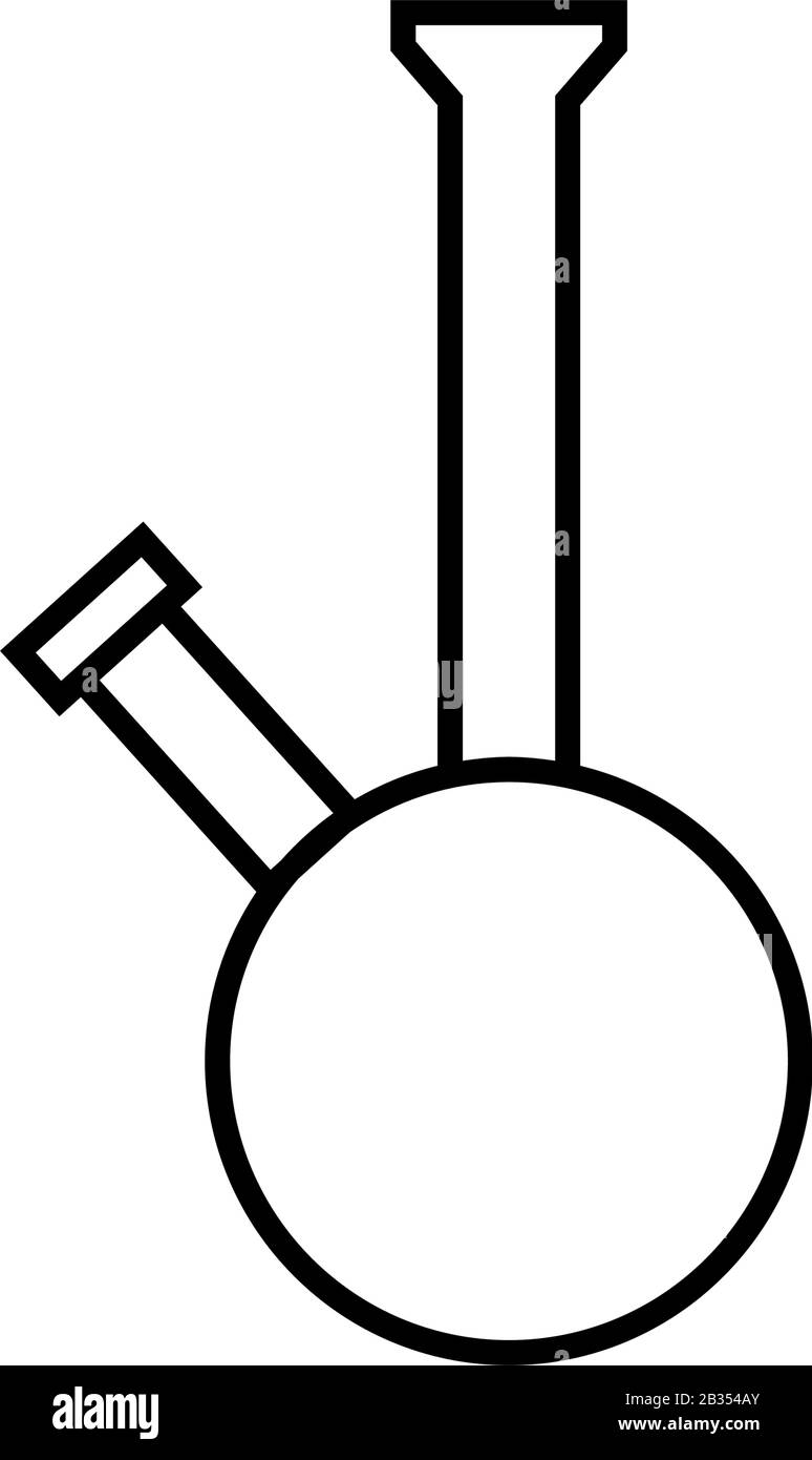 icône bong illustrée dans vecteur sur fond blanc Illustration de Vecteur