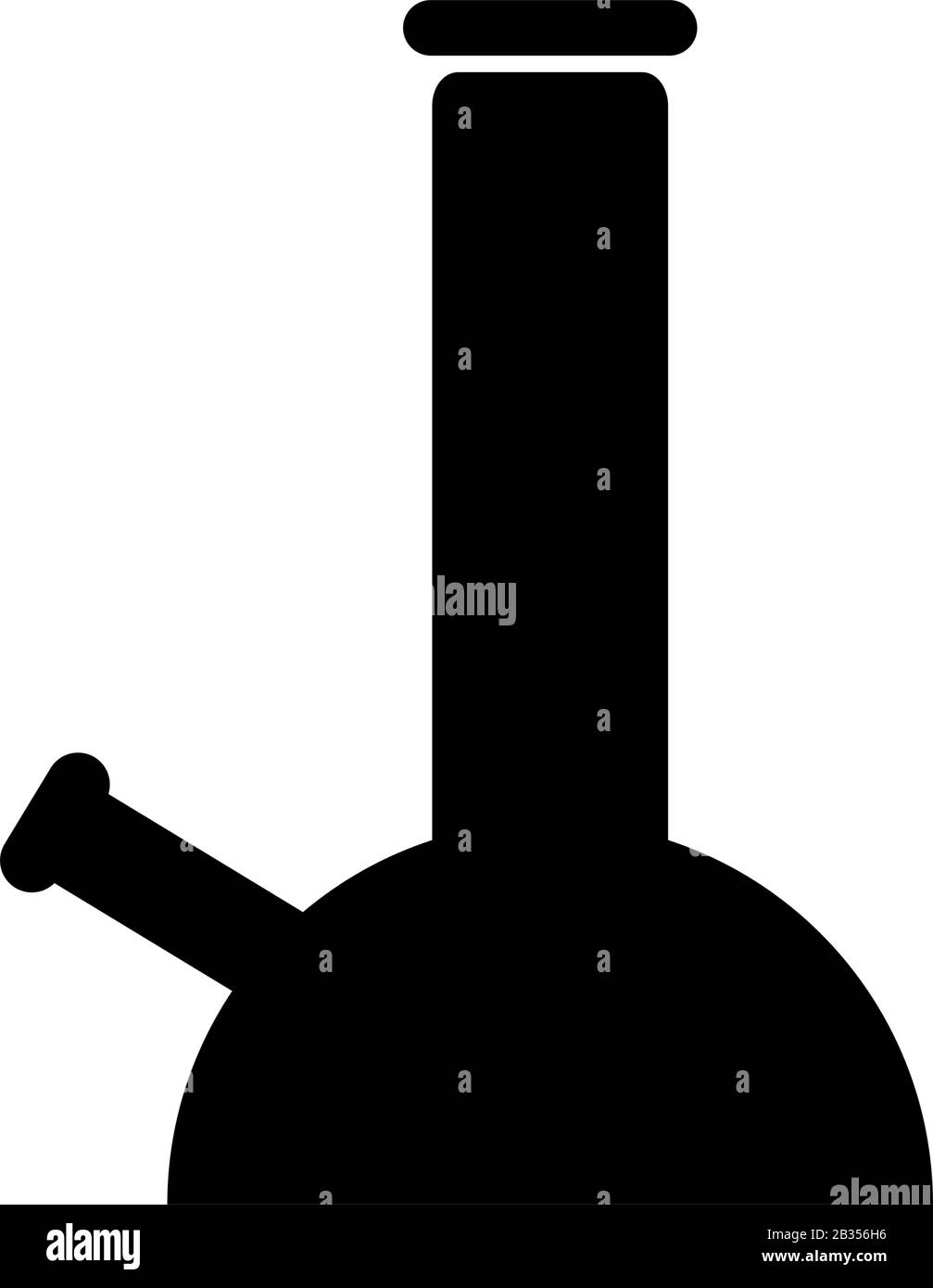 icône bong illustrée dans vecteur sur fond blanc Illustration de Vecteur