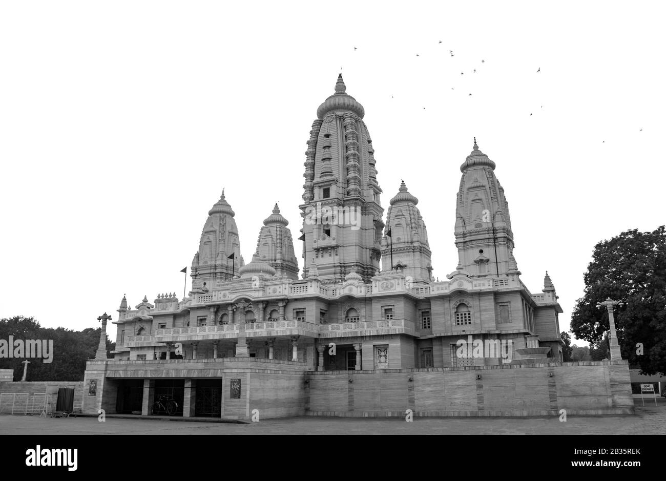 Le temple JK est un temple emblématique de Jain à Kanpur, Uttar Pradesh, en Inde Banque D'Images