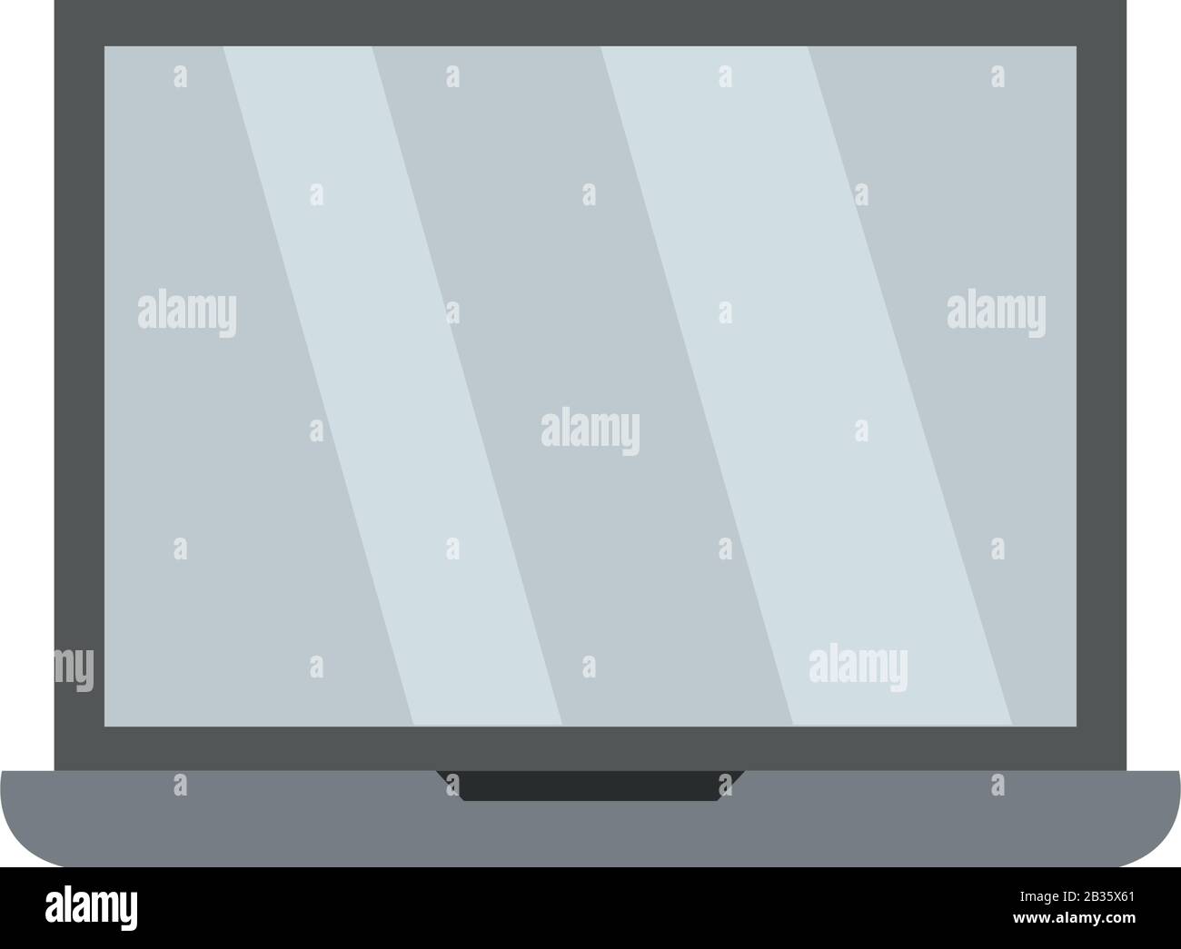 icône de moniteur d'ordinateur illustrée dans vecteur sur fond blanc Illustration de Vecteur