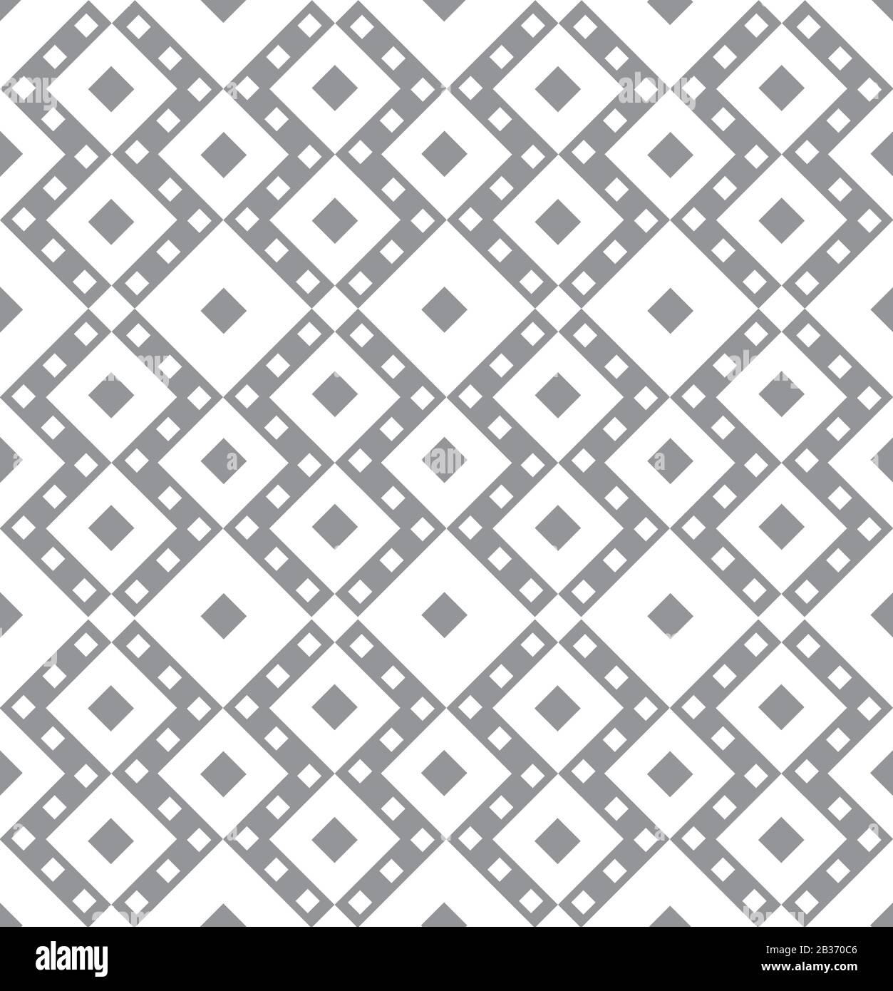 Ornement géométrique abstrait. Motif sans couture en forme de mosaïque carrée. Dorsaux ornementales géométriques. Illustration de Vecteur