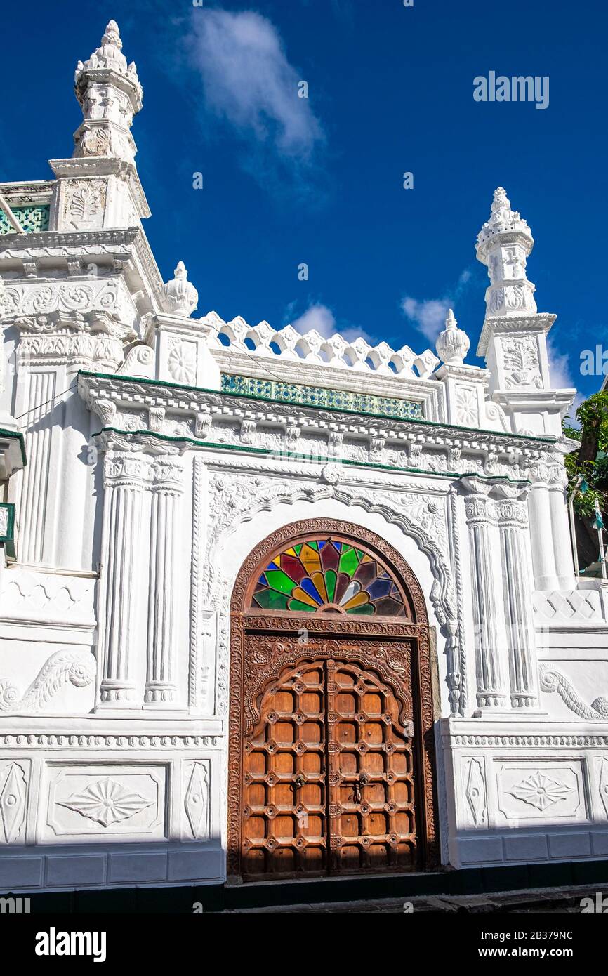 Ile Maurice, Quartier Port-Louis, Port-Louis, Mosquée Jummah Masjid (1850) Banque D'Images