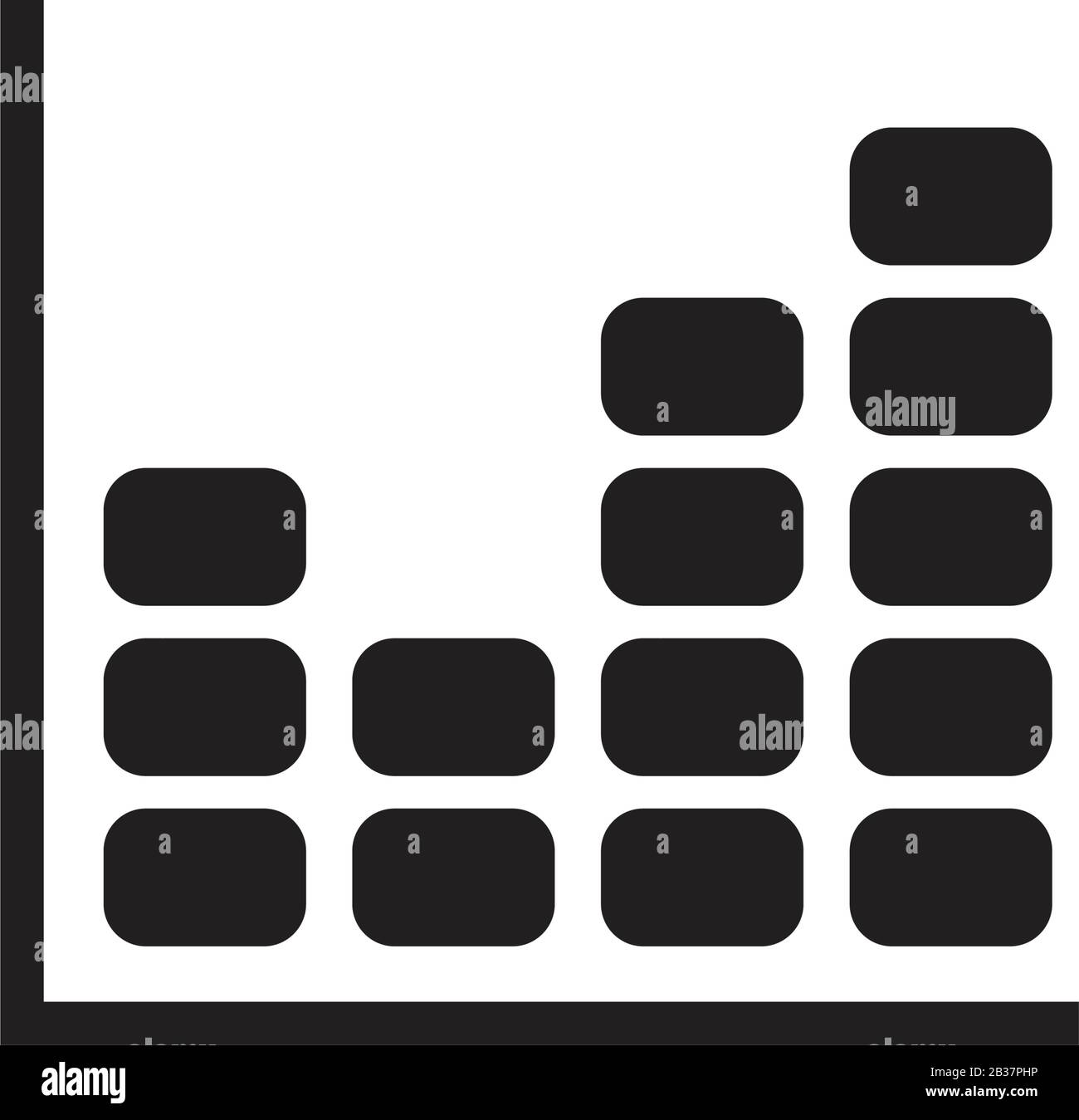 Modèle d'icône graphique couleur noire modifiable. Symbole d'icône graphique illustration vectorielle plate pour la conception graphique et Web. Illustration de Vecteur