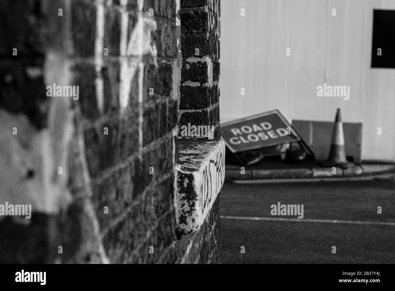 Détail et panneau muraux. Banque D'Images